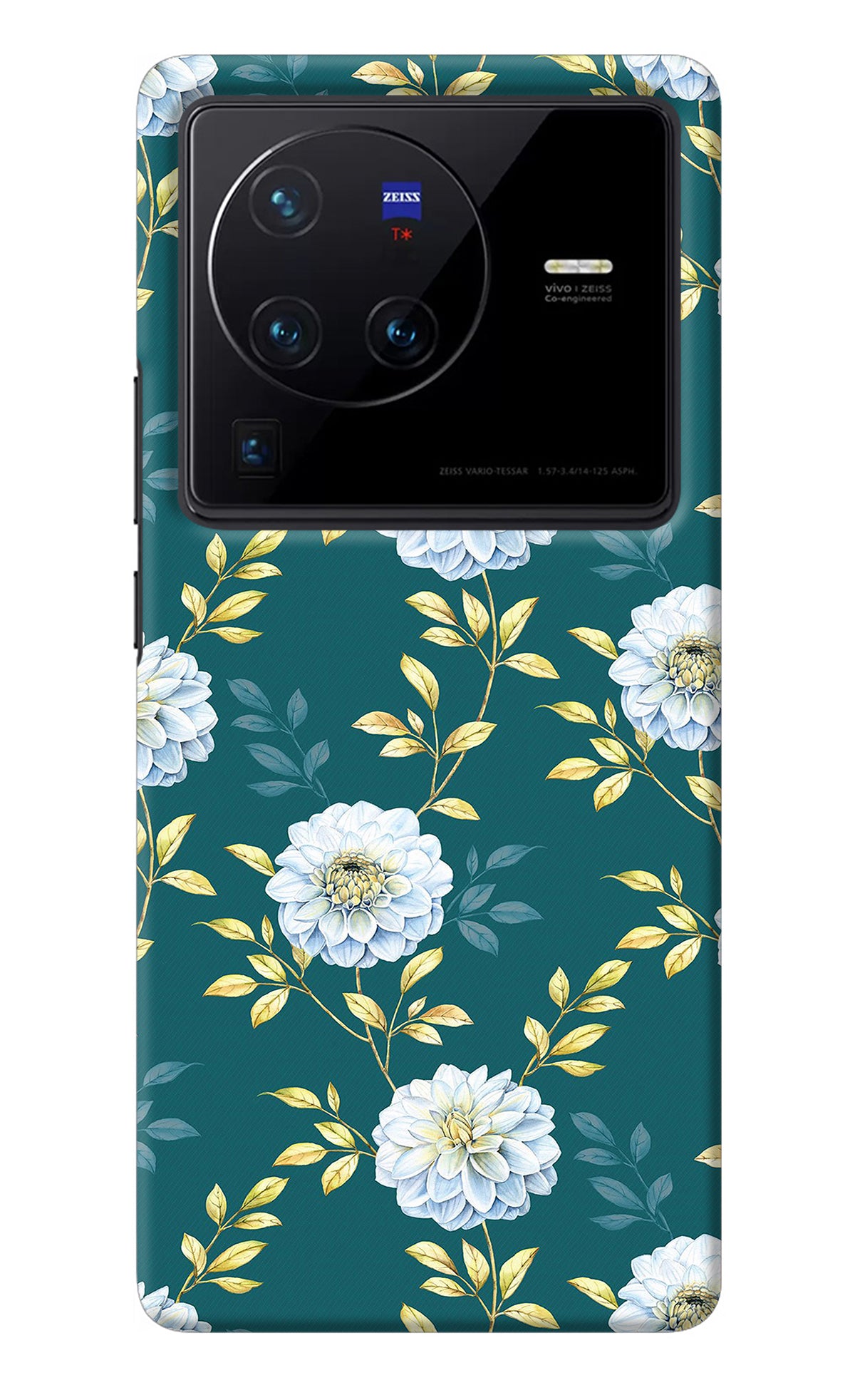 Flowers Vivo X80 Pro Back Cover