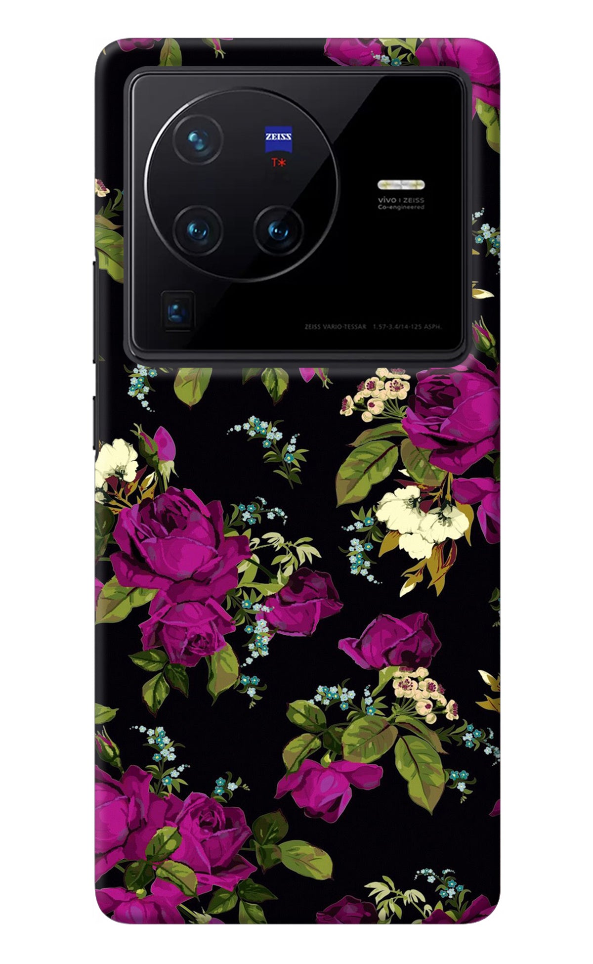 Flowers Vivo X80 Pro Back Cover