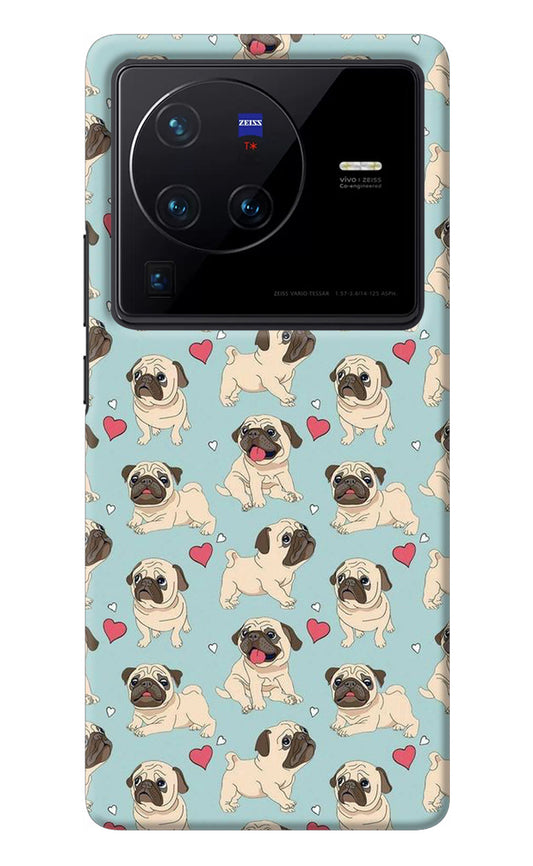 Pug Dog Vivo X80 Pro Back Cover