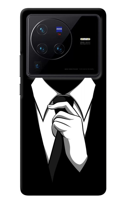 Black Tie Vivo X80 Pro Back Cover