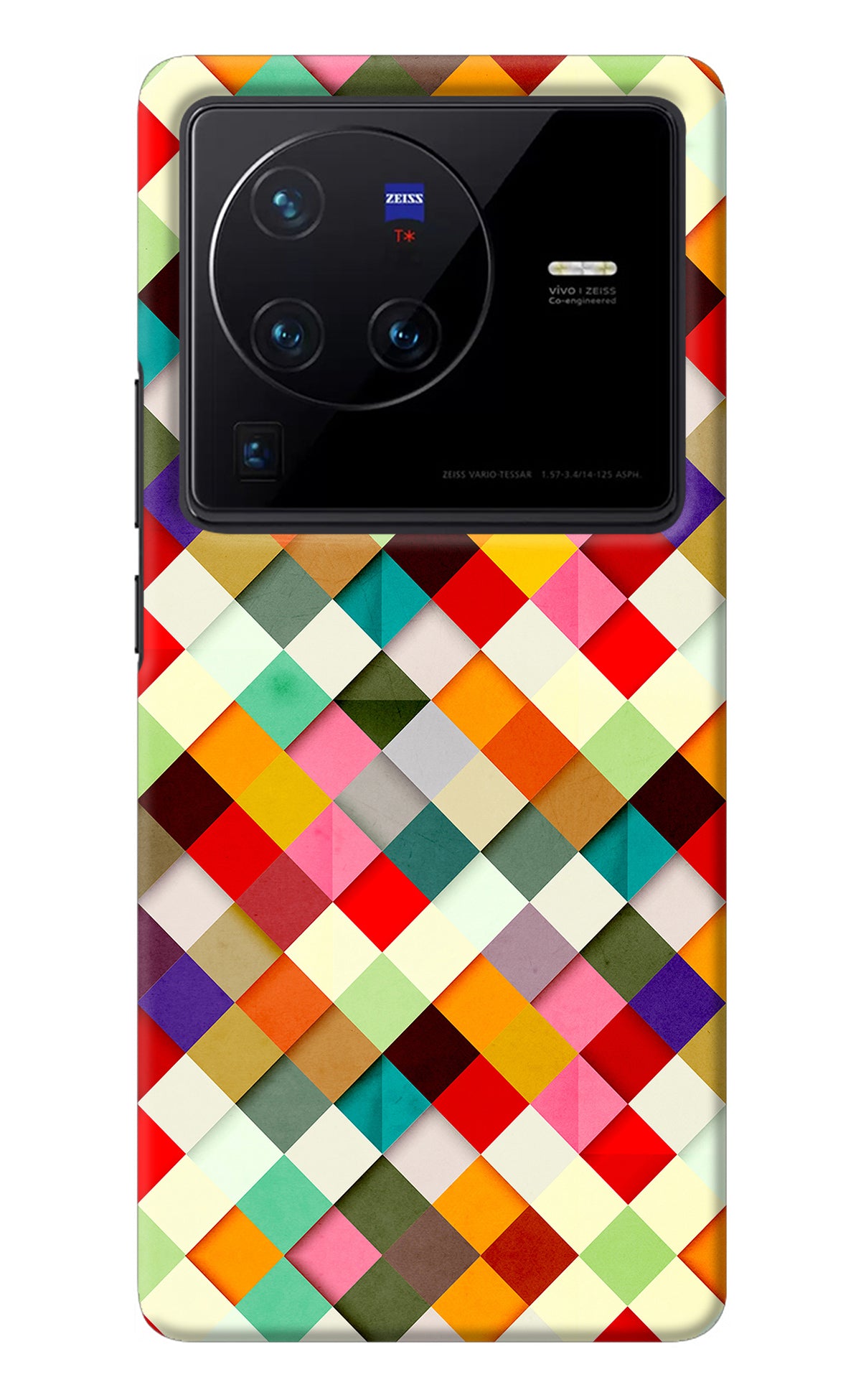 Geometric Abstract Colorful Vivo X80 Pro Back Cover