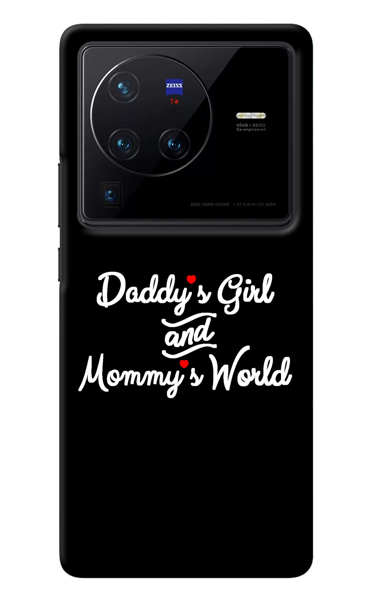 Daddy's Girl and Mommy's World Vivo X80 Pro Back Cover