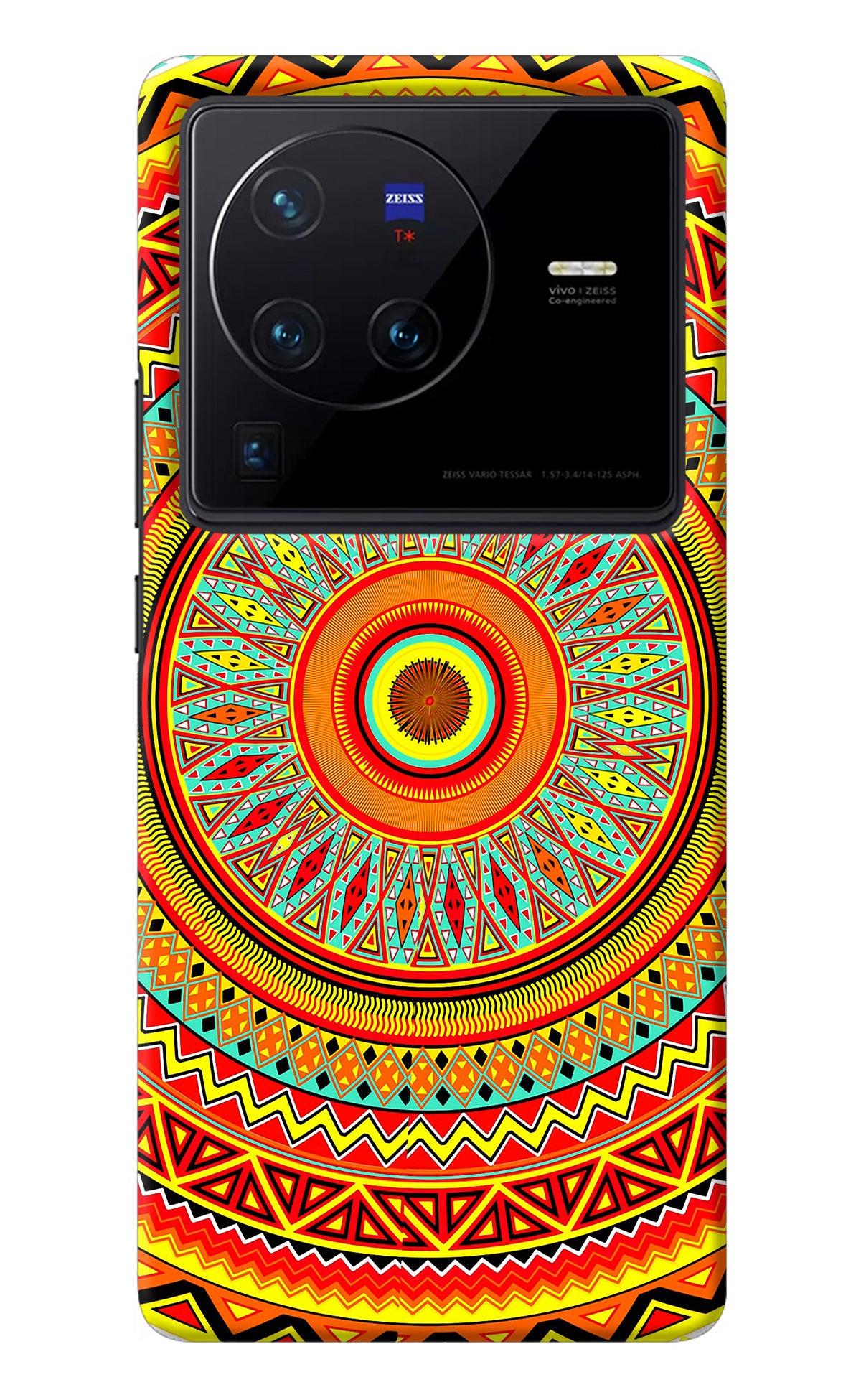 Mandala Pattern Vivo X80 Pro Back Cover