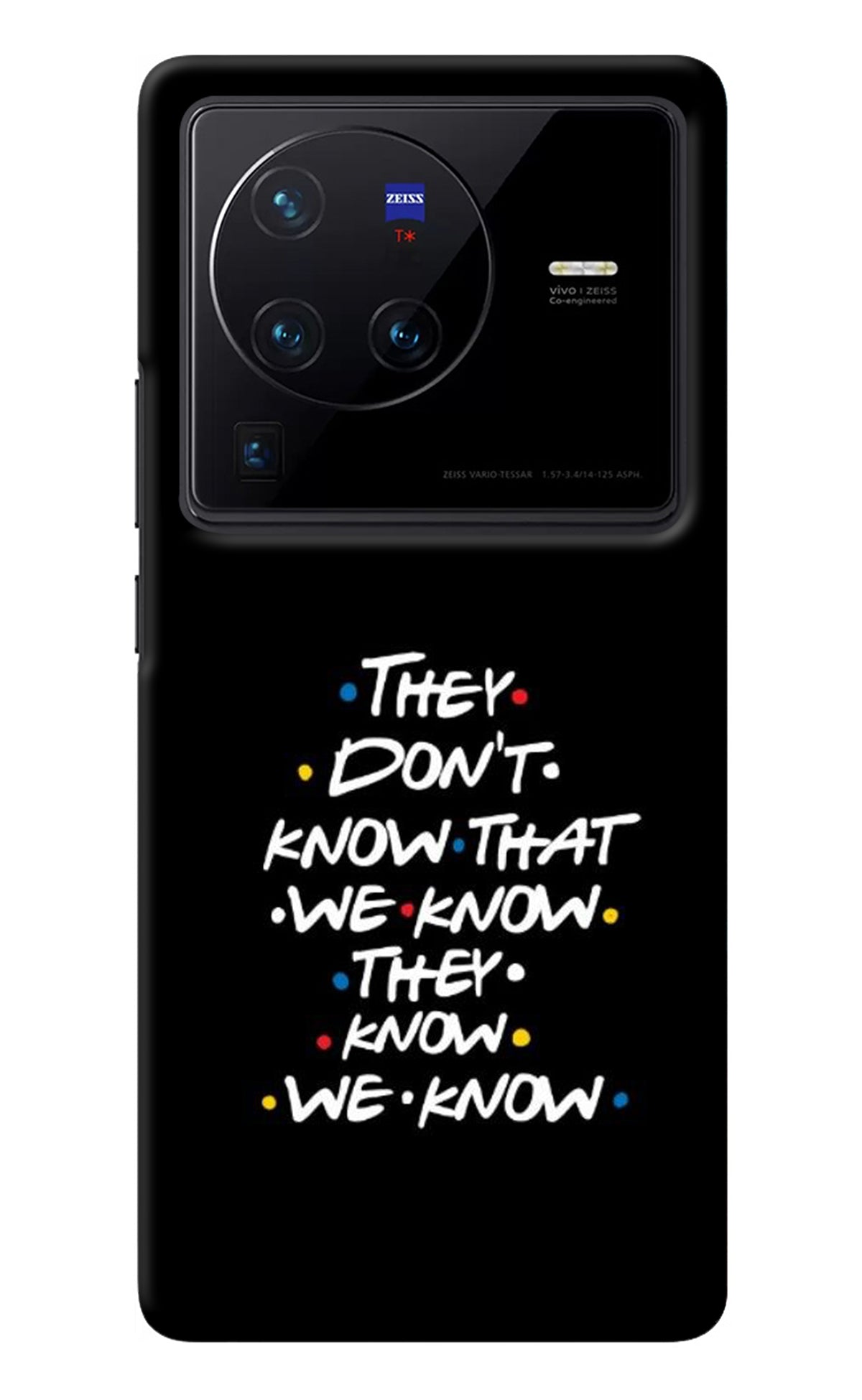 FRIENDS Dialogue Vivo X80 Pro Back Cover