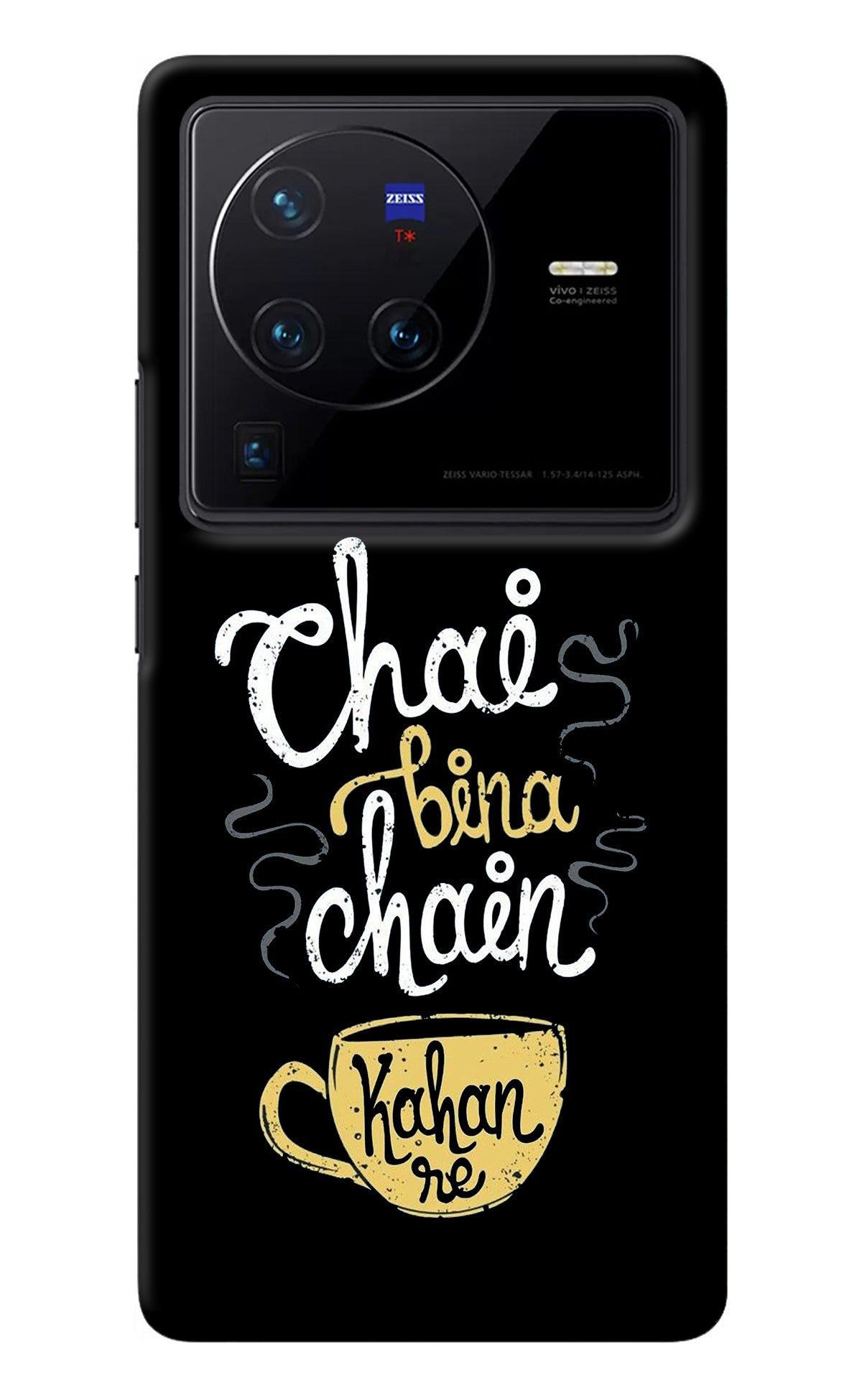 Chai Bina Chain Kaha Re Vivo X80 Pro Back Cover