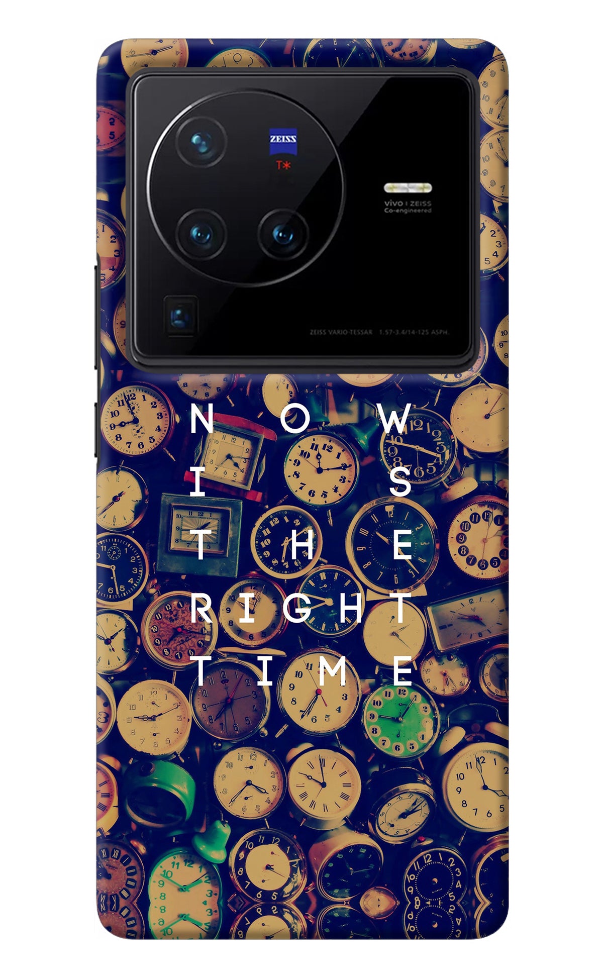 Now is the Right Time Quote Vivo X80 Pro Back Cover