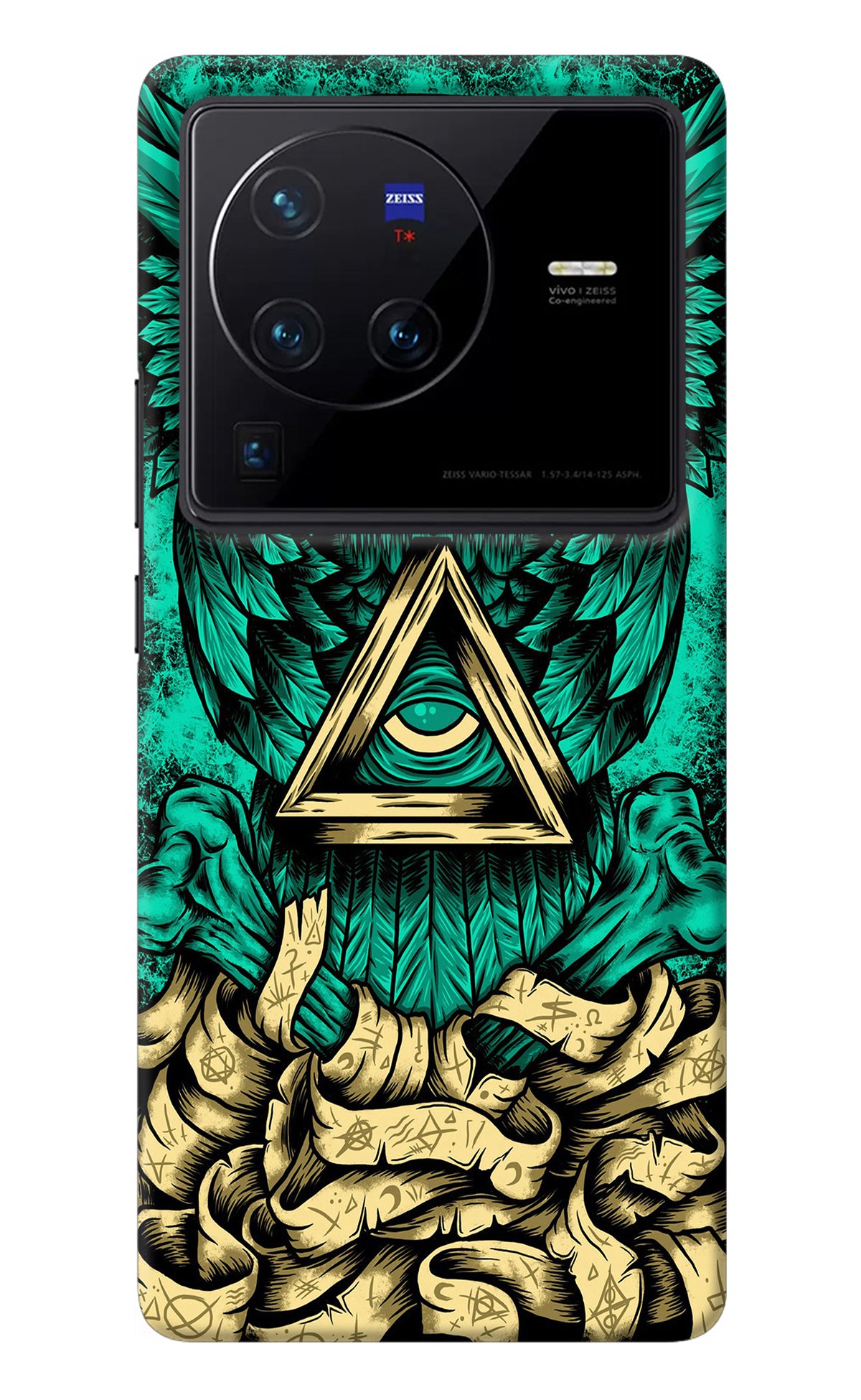 Green Owl Vivo X80 Pro Back Cover