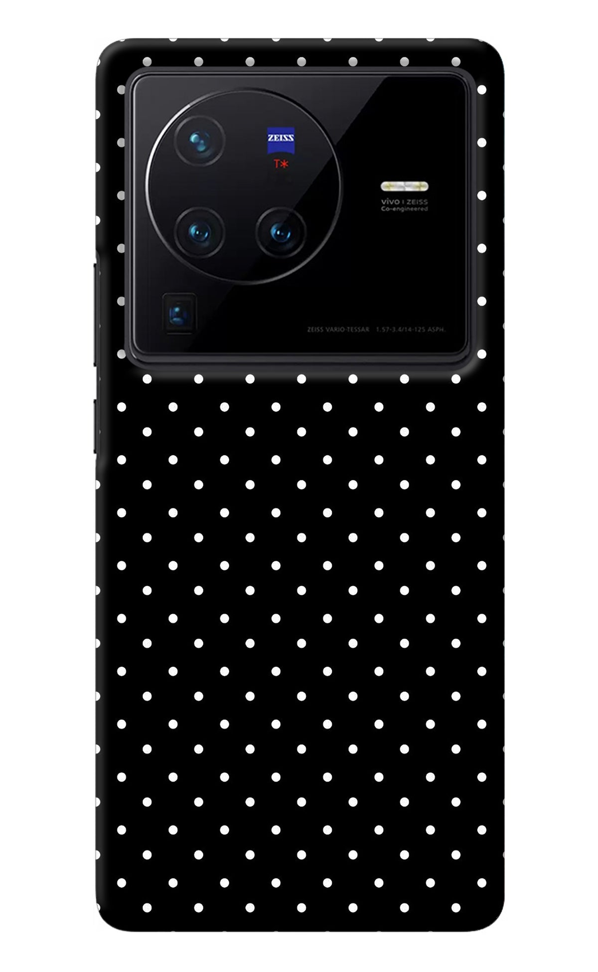 White Dots Vivo X80 Pro Back Cover