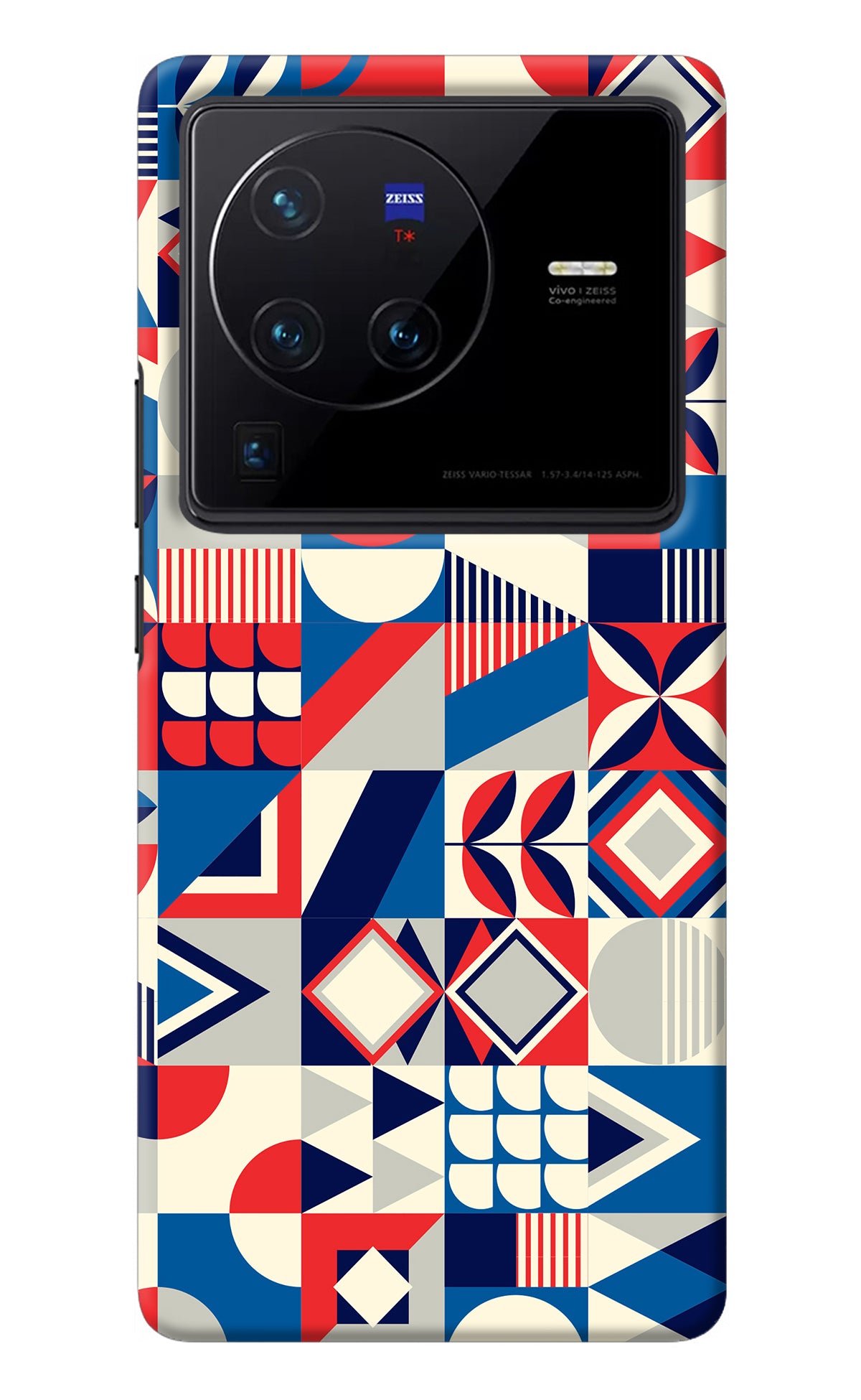 Colorful Pattern Vivo X80 Pro Back Cover