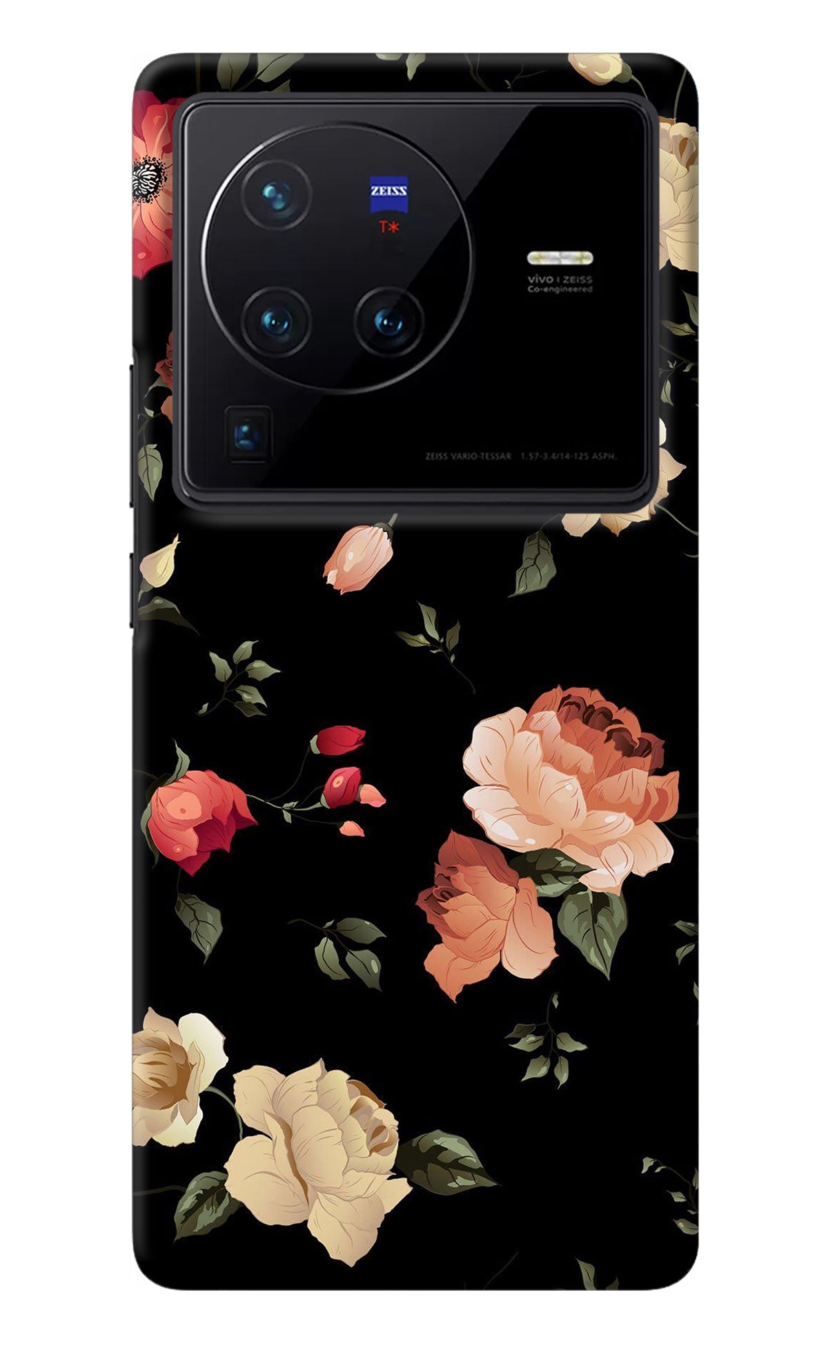 Flowers Vivo X80 Pro Back Cover