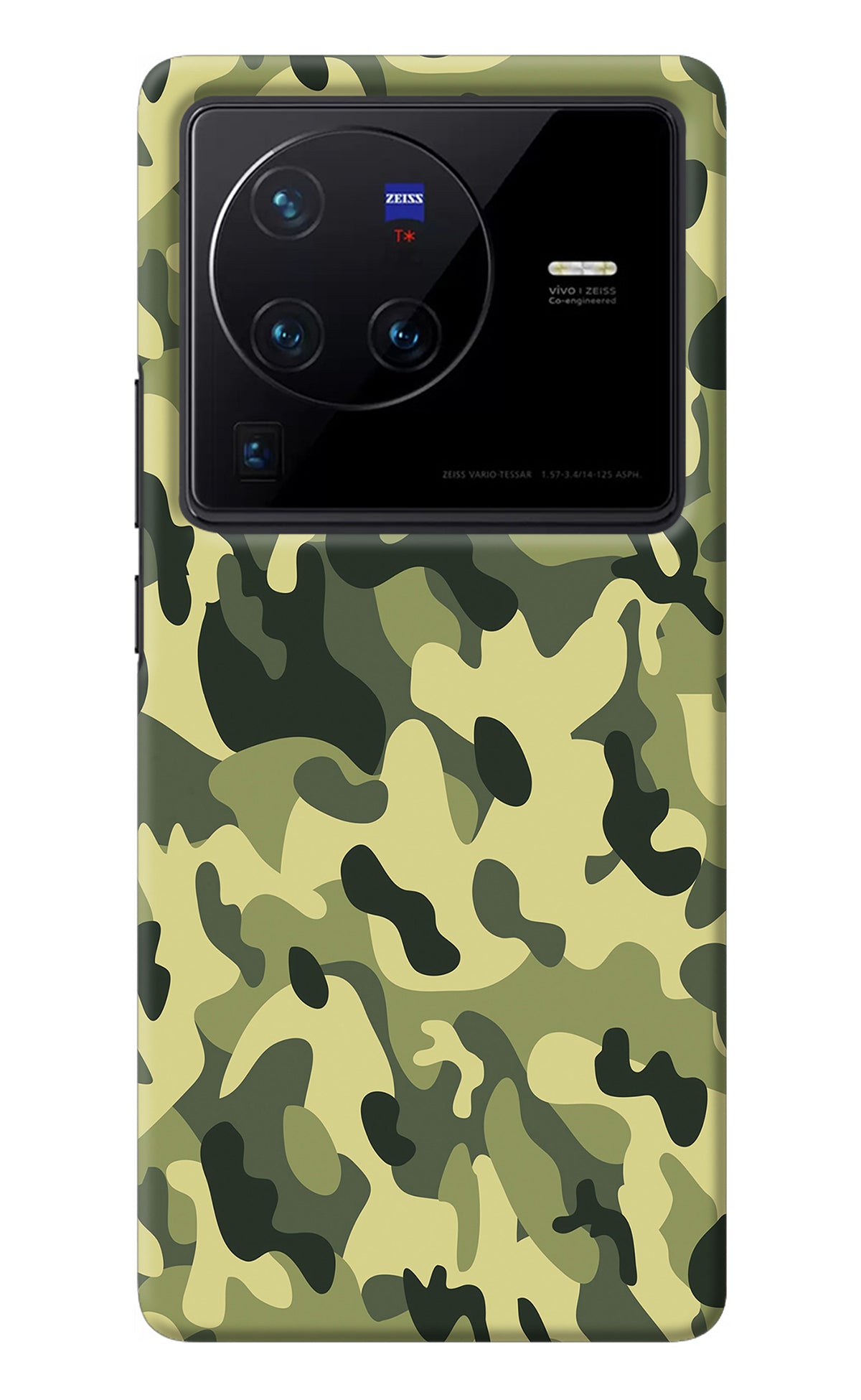 Camouflage Vivo X80 Pro Back Cover