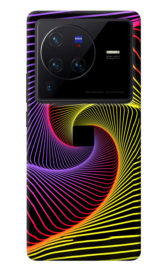 Colorful Strings Vivo X80 Pro Back Cover