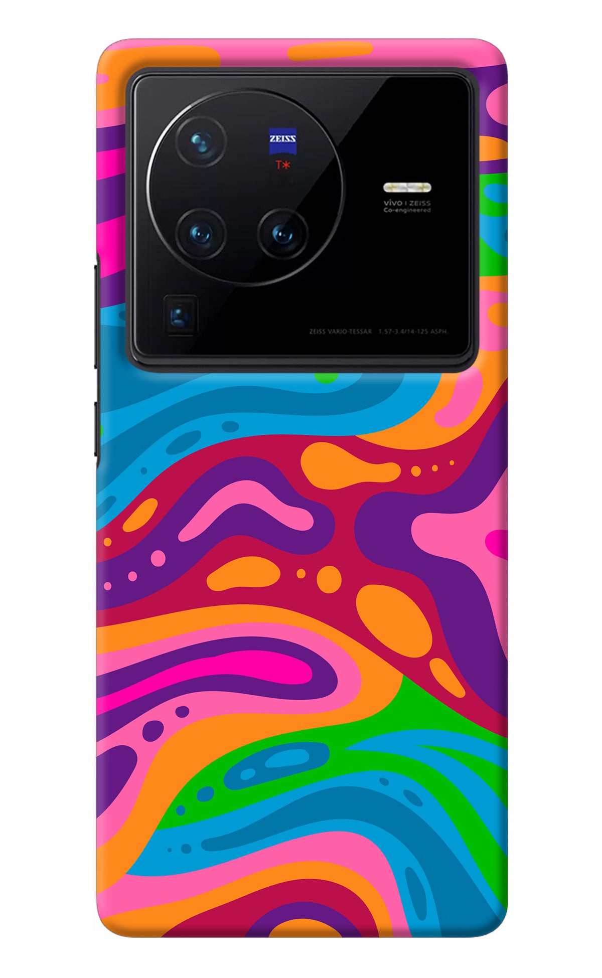 Trippy Pattern Vivo X80 Pro Back Cover