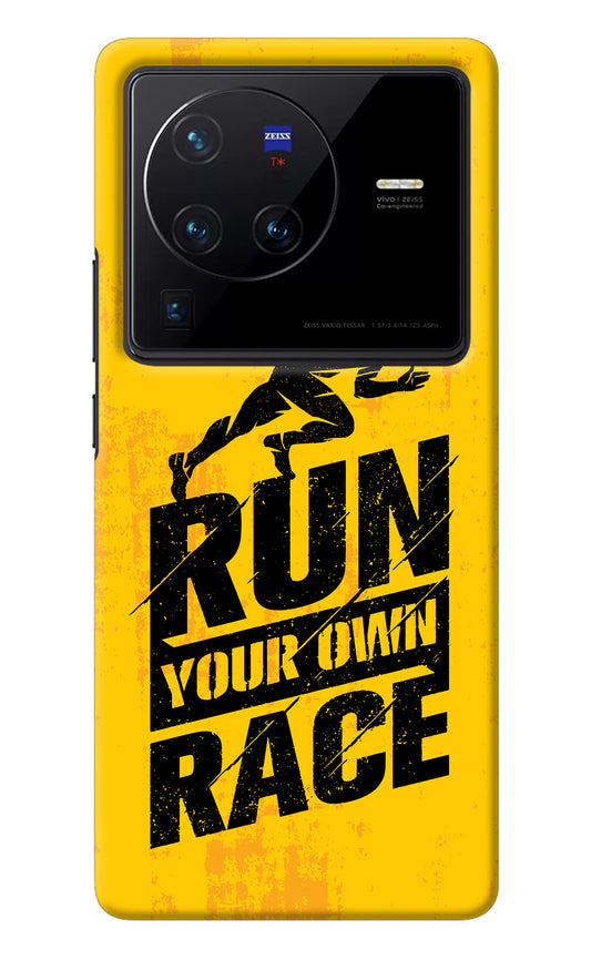 Run Your Own Race Vivo X80 Pro Back Cover
