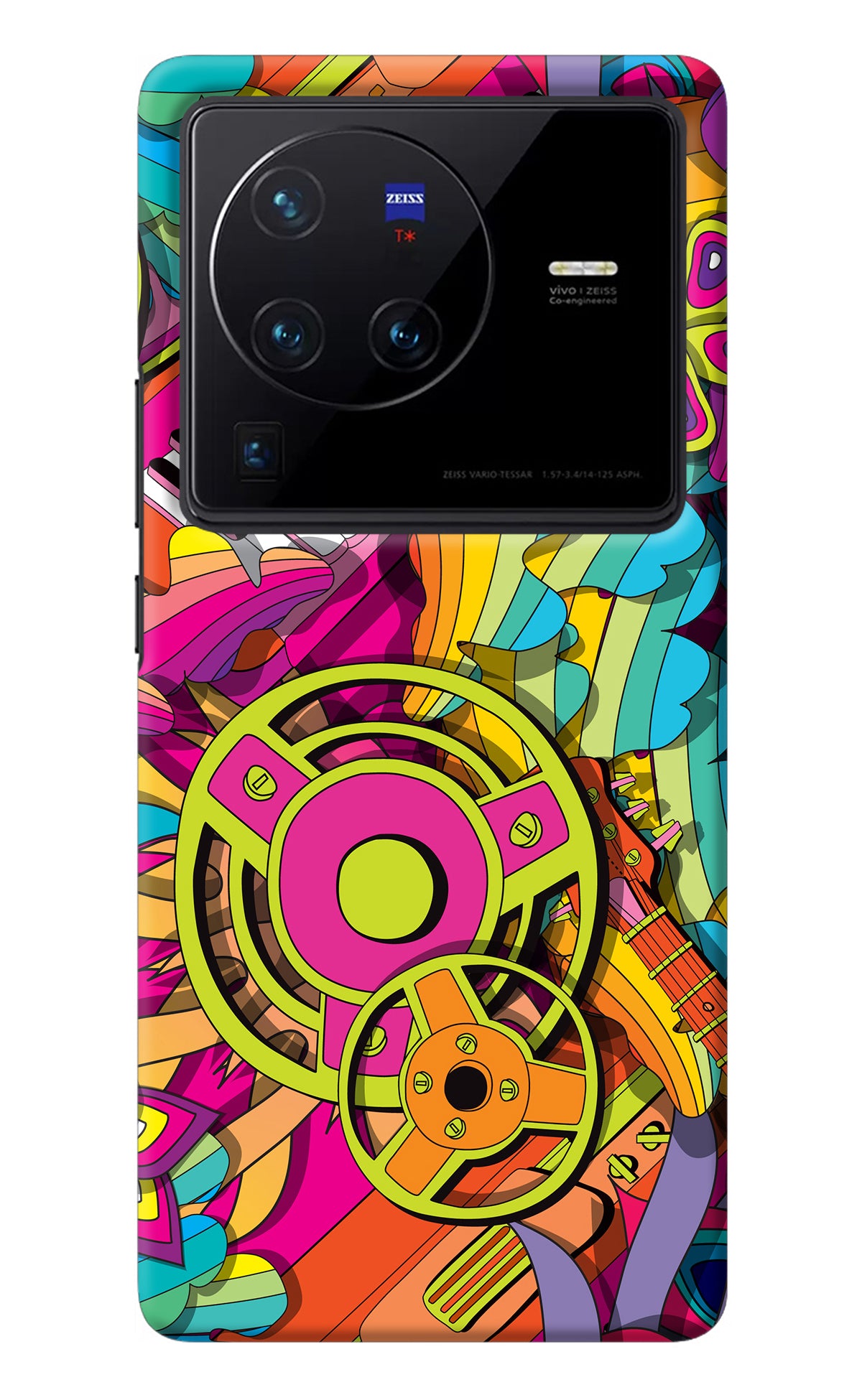 Music Doodle Vivo X80 Pro Back Cover