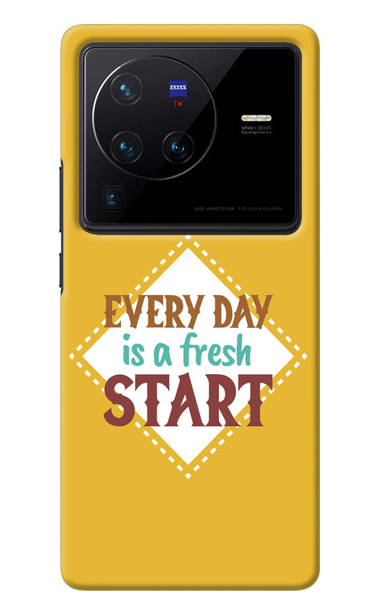 Every day is a Fresh Start Vivo X80 Pro Back Cover