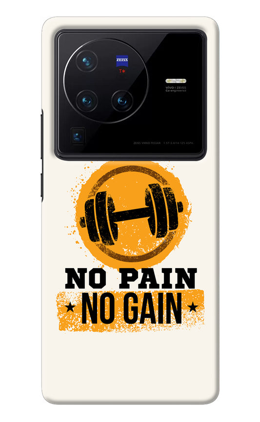 No Pain No Gain Vivo X80 Pro Back Cover