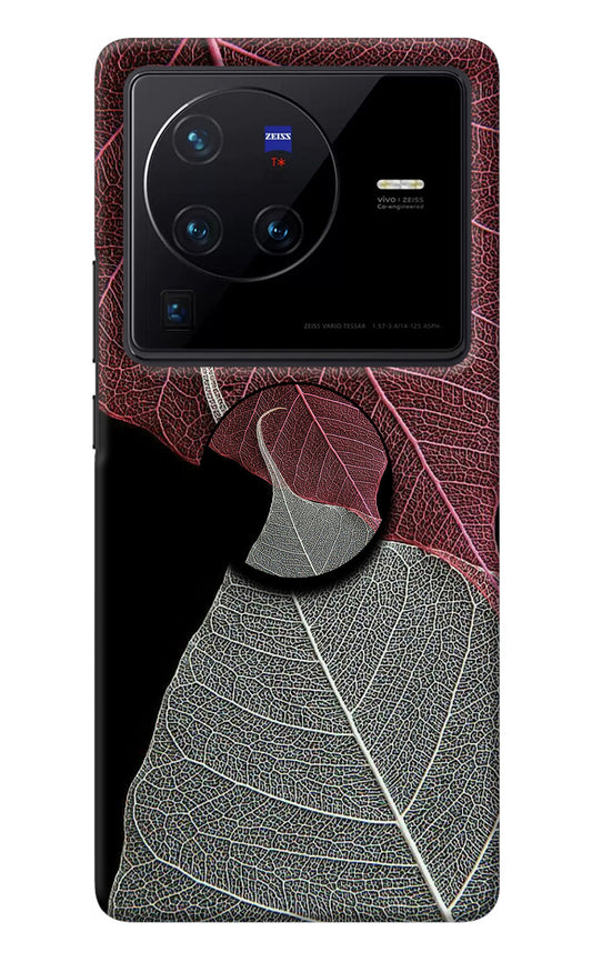 Leaf Pattern Vivo X80 Pro Pop Case