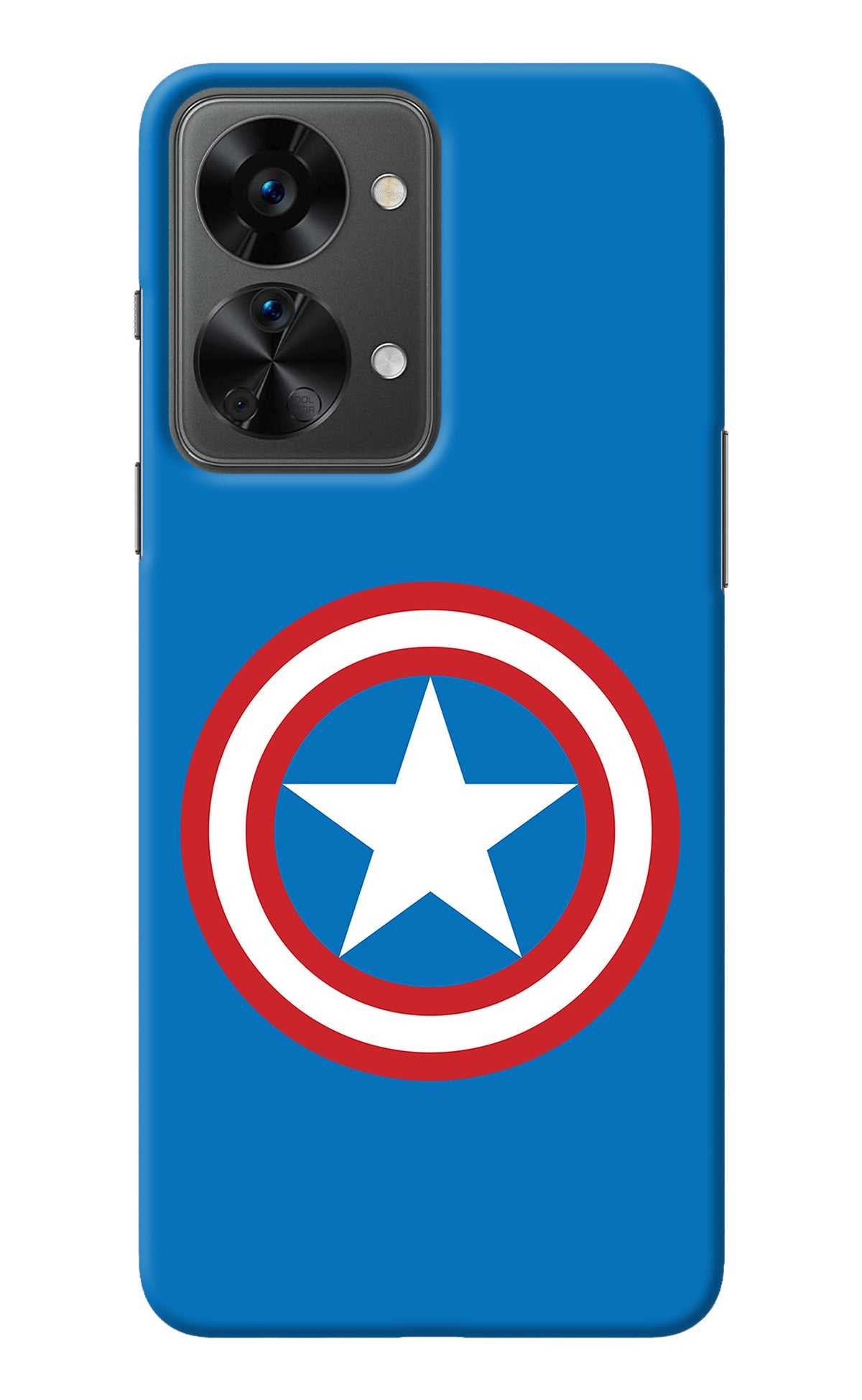 Captain America Logo OnePlus Nord 2T 5G Back Cover