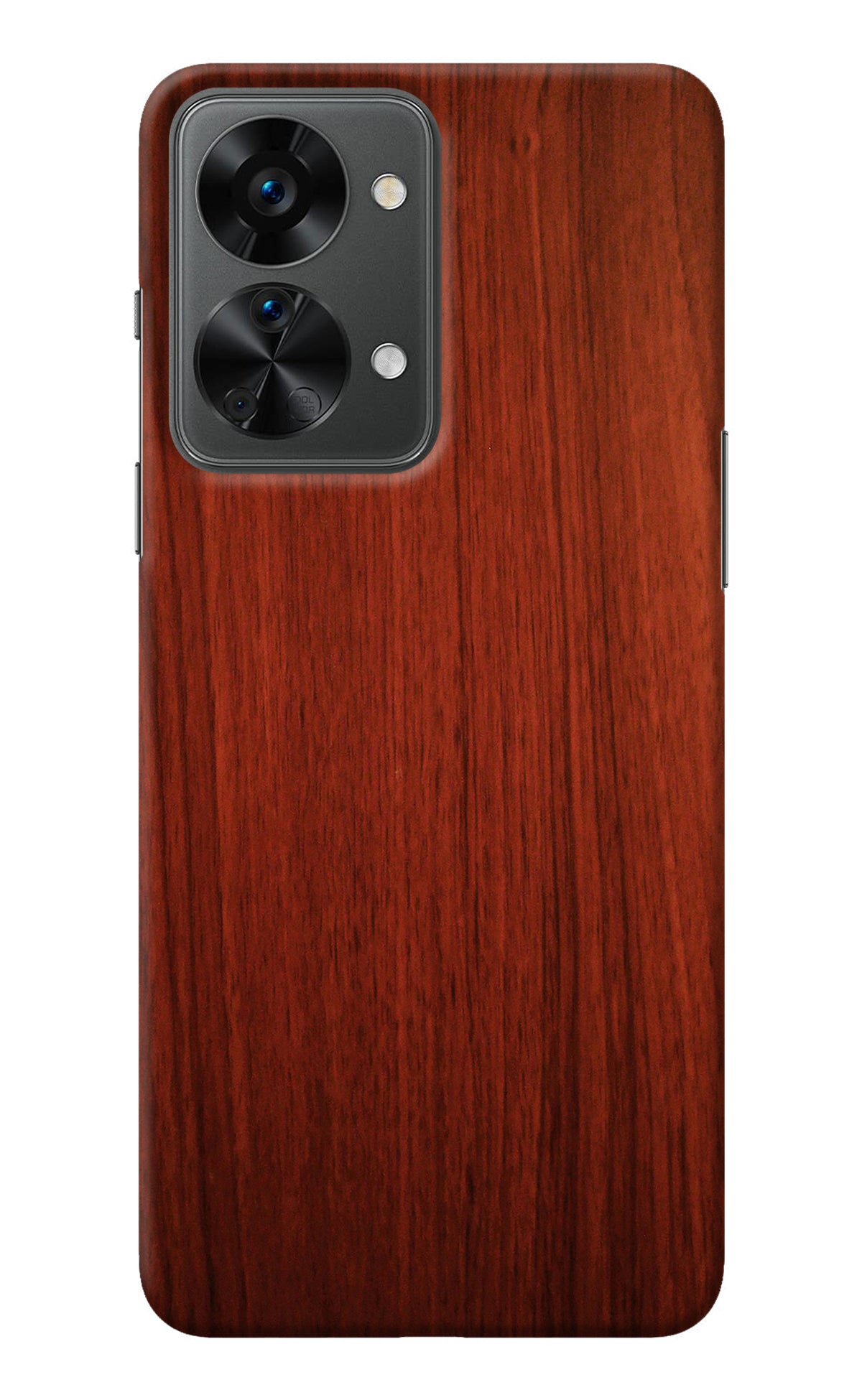 Wooden Plain Pattern OnePlus Nord 2T 5G Back Cover