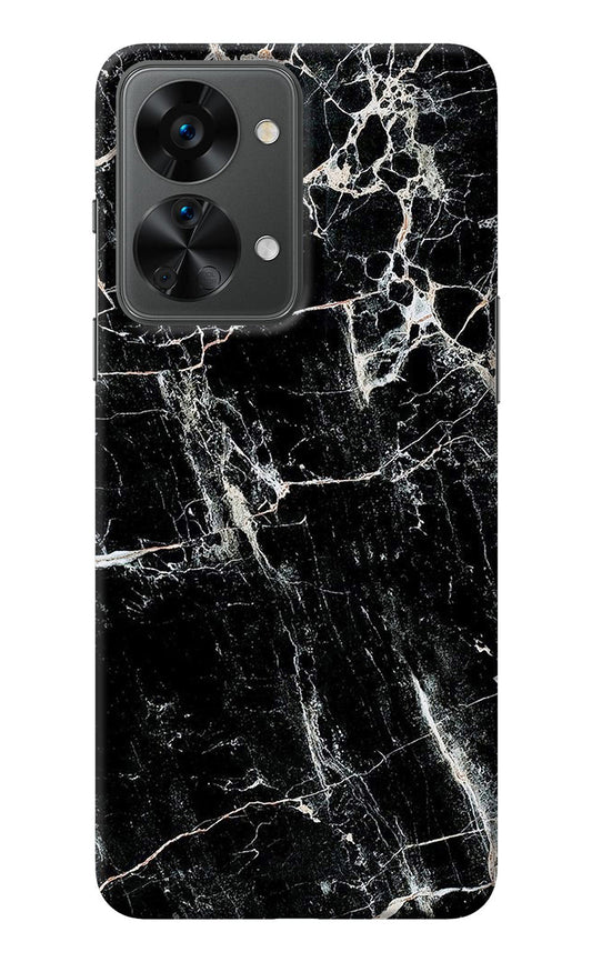 Black Marble Texture OnePlus Nord 2T 5G Back Cover