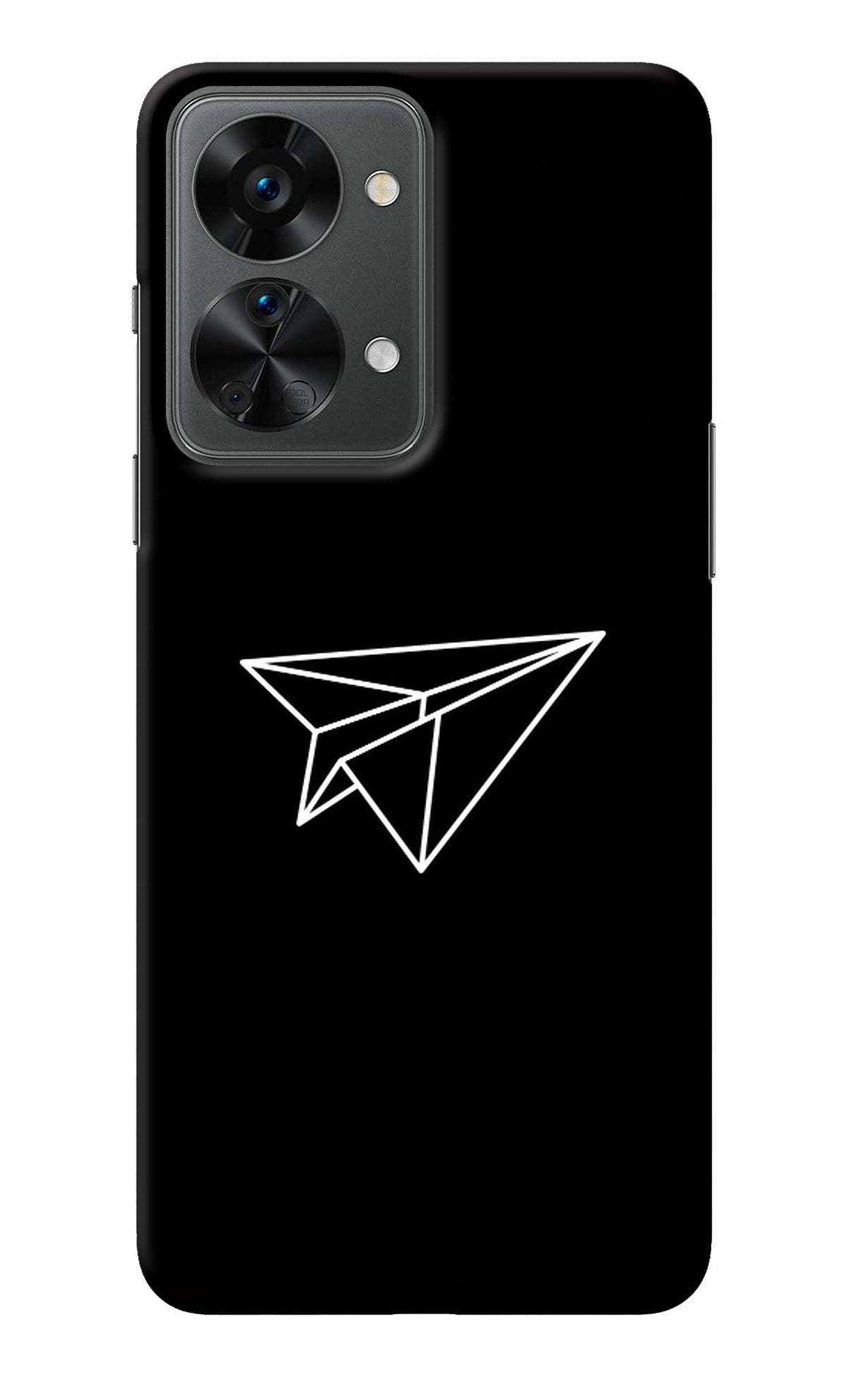 Paper Plane White OnePlus Nord 2T 5G Back Cover