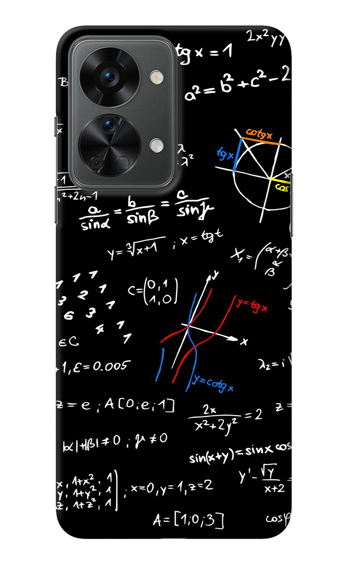 Mathematics Formula OnePlus Nord 2T 5G Back Cover