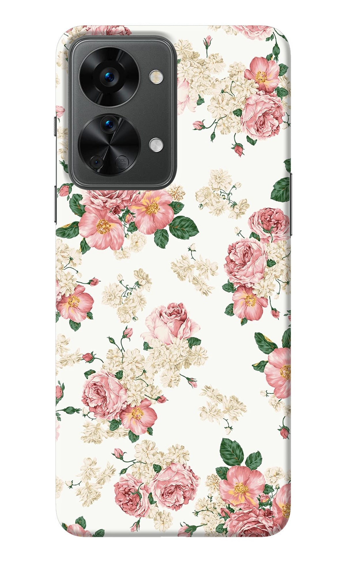 Flowers OnePlus Nord 2T 5G Back Cover