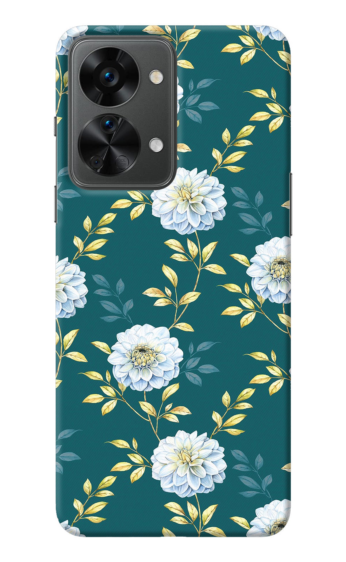 Flowers OnePlus Nord 2T 5G Back Cover