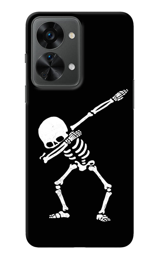 Dabbing Skeleton Art OnePlus Nord 2T 5G Back Cover