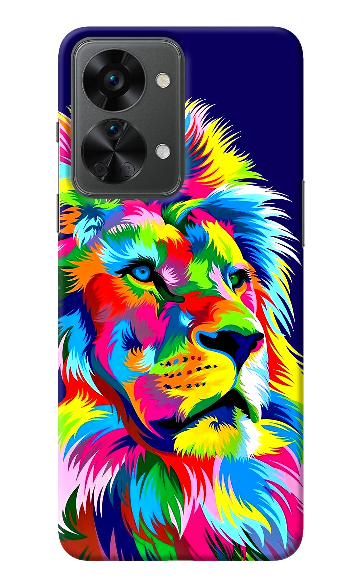 Vector Art Lion OnePlus Nord 2T 5G Back Cover