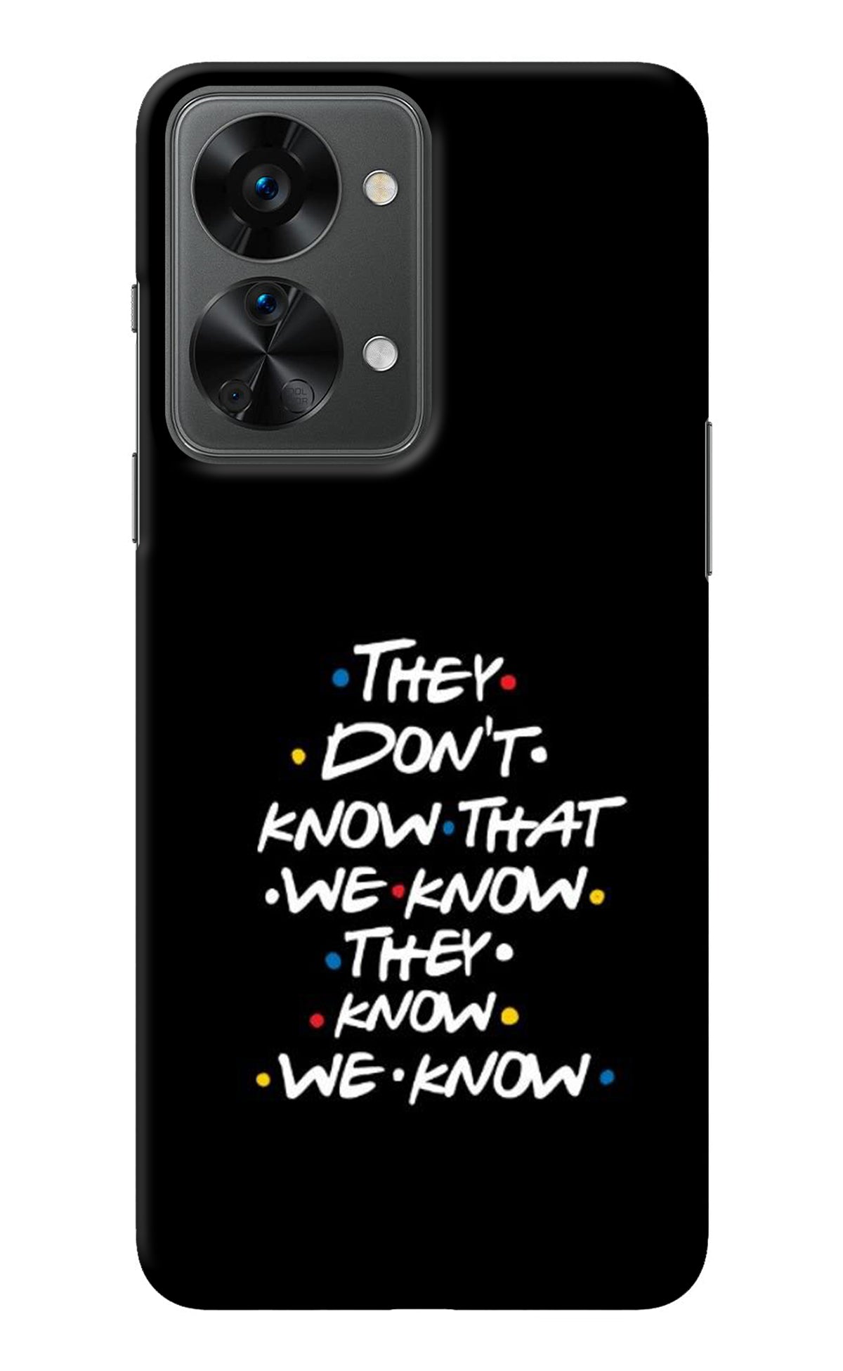 FRIENDS Dialogue OnePlus Nord 2T 5G Back Cover