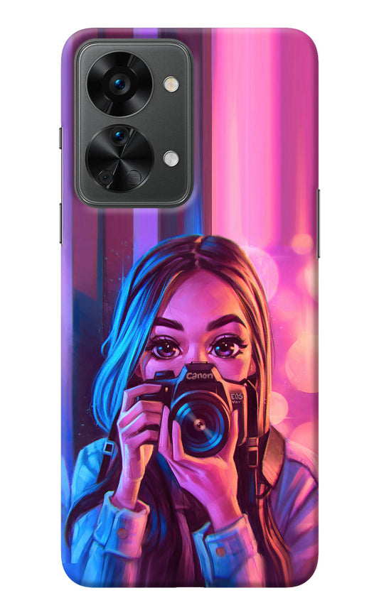 Girl Photographer OnePlus Nord 2T 5G Back Cover