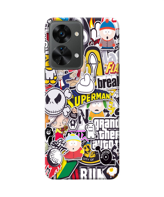 Sticker Bomb OnePlus Nord 2T 5G Back Cover