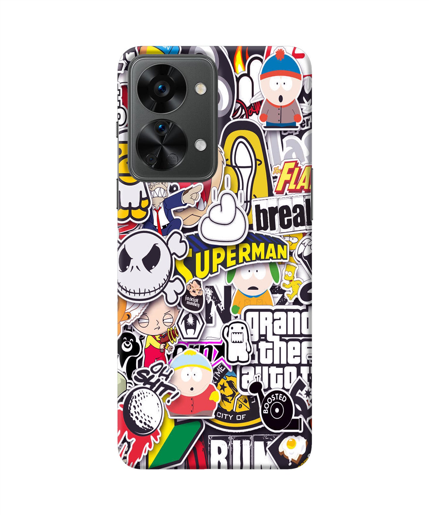 Sticker Bomb OnePlus Nord 2T 5G Back Cover