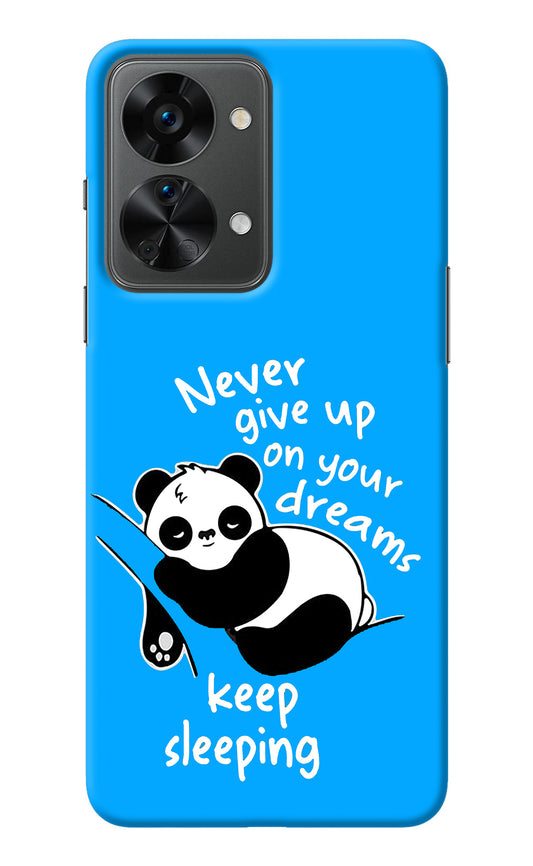Keep Sleeping OnePlus Nord 2T 5G Back Cover