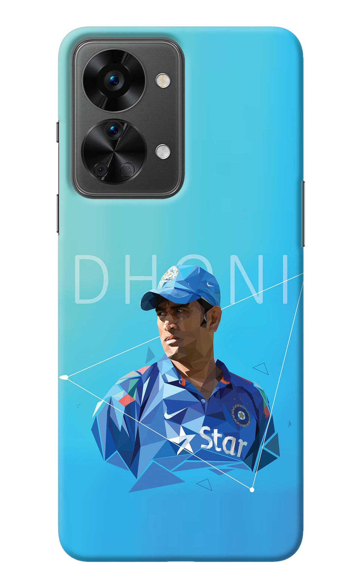 Dhoni Artwork OnePlus Nord 2T 5G Back Cover