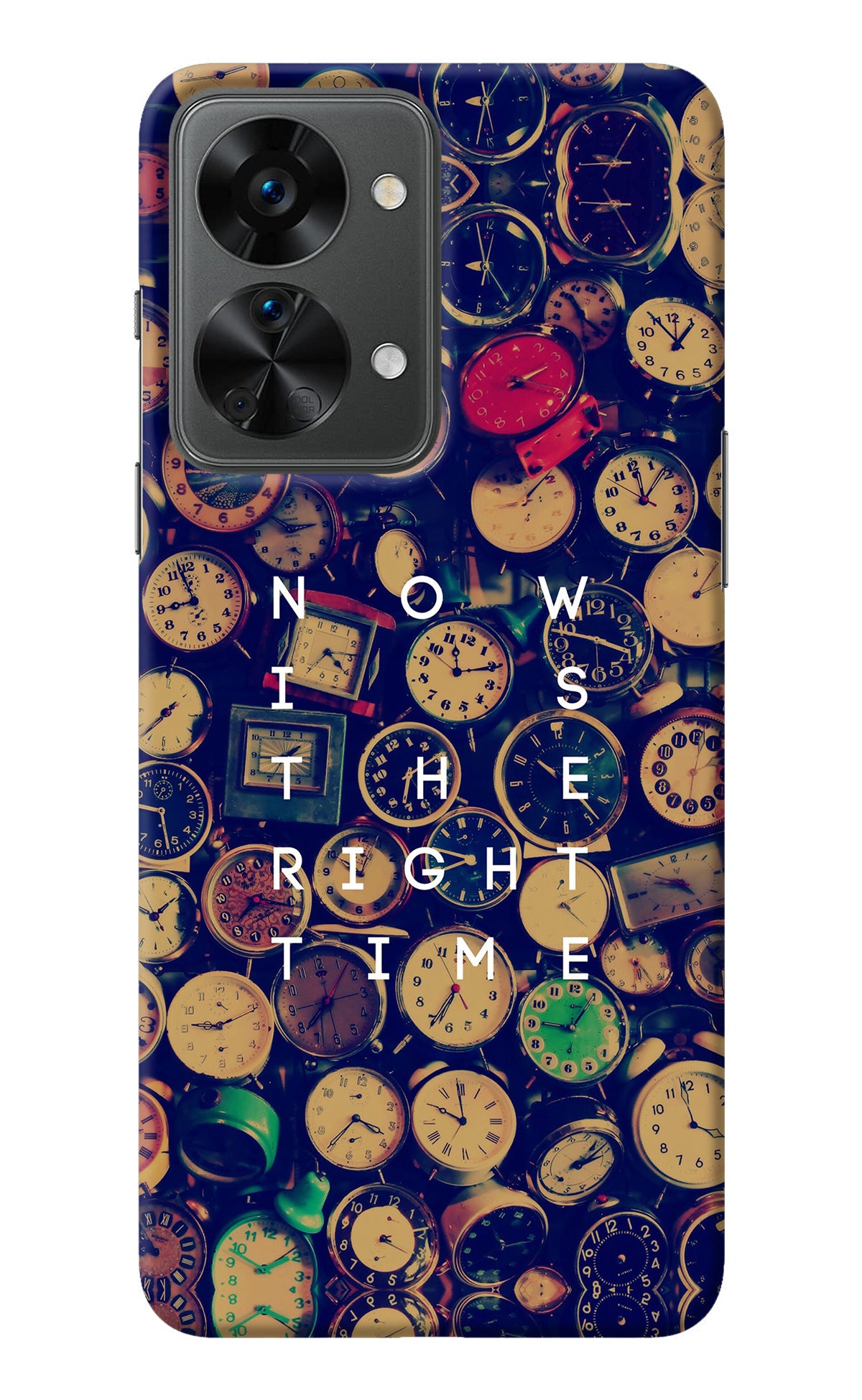 Now is the Right Time Quote OnePlus Nord 2T 5G Back Cover