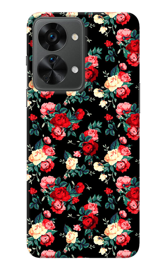 Rose Pattern OnePlus Nord 2T 5G Back Cover