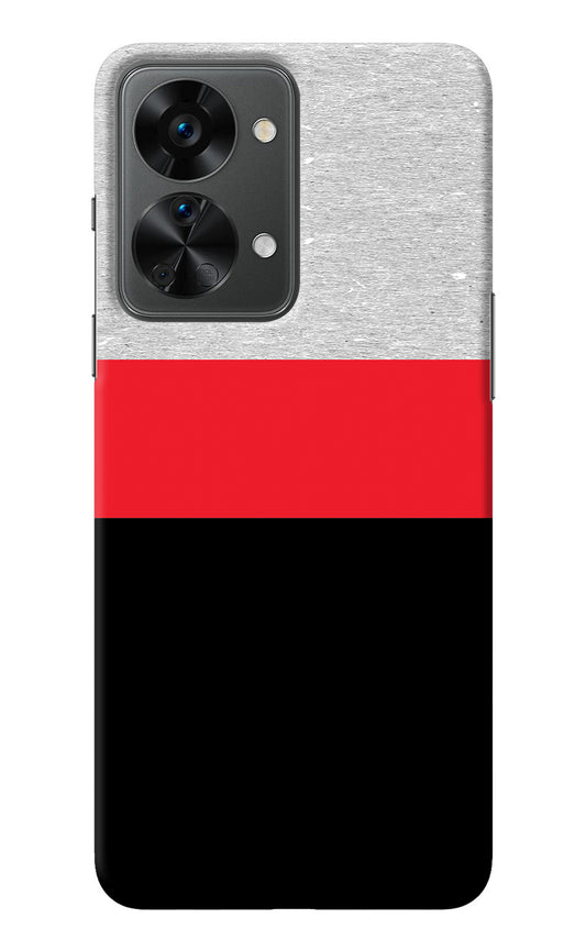 Tri Color Pattern OnePlus Nord 2T 5G Back Cover