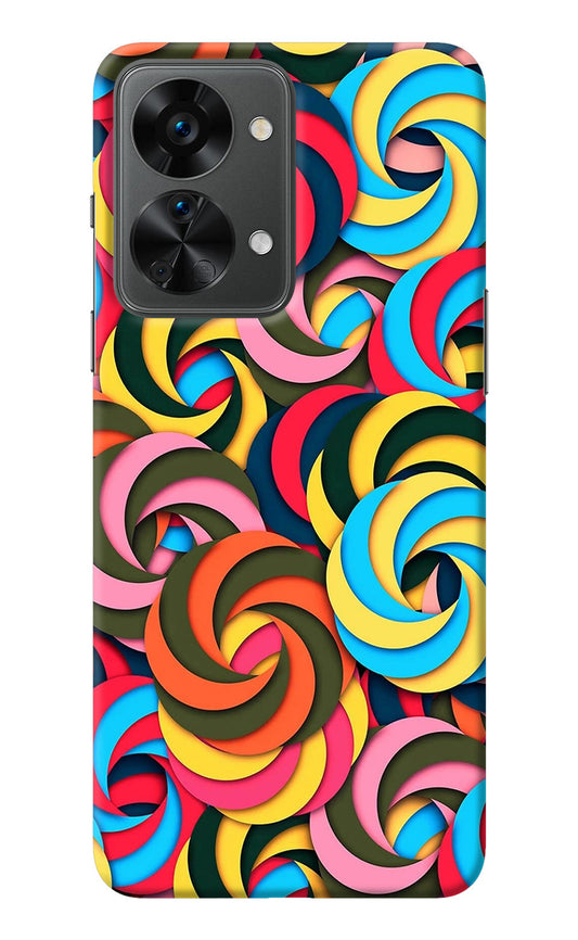 Spiral Pattern OnePlus Nord 2T 5G Back Cover