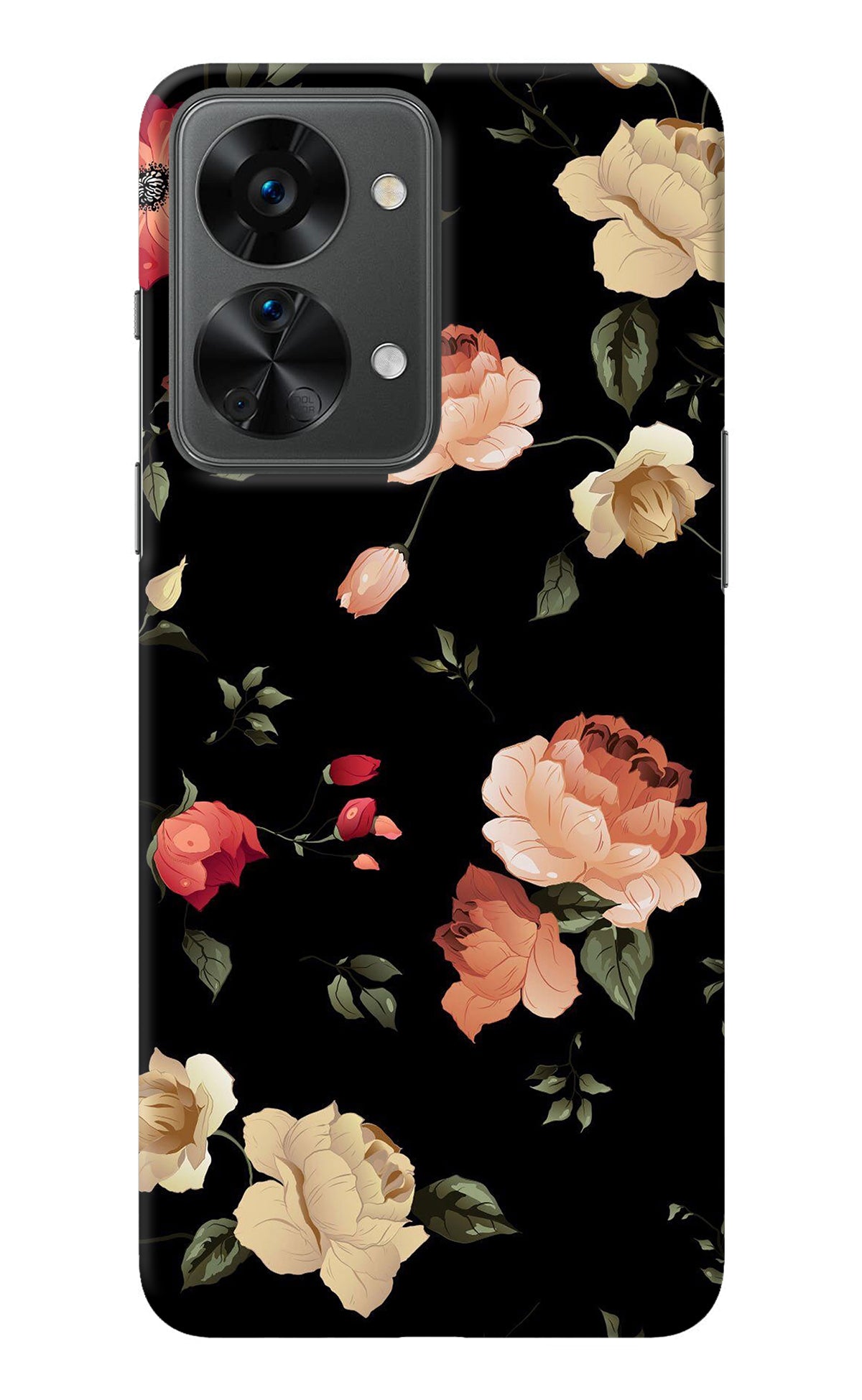 Flowers OnePlus Nord 2T 5G Back Cover