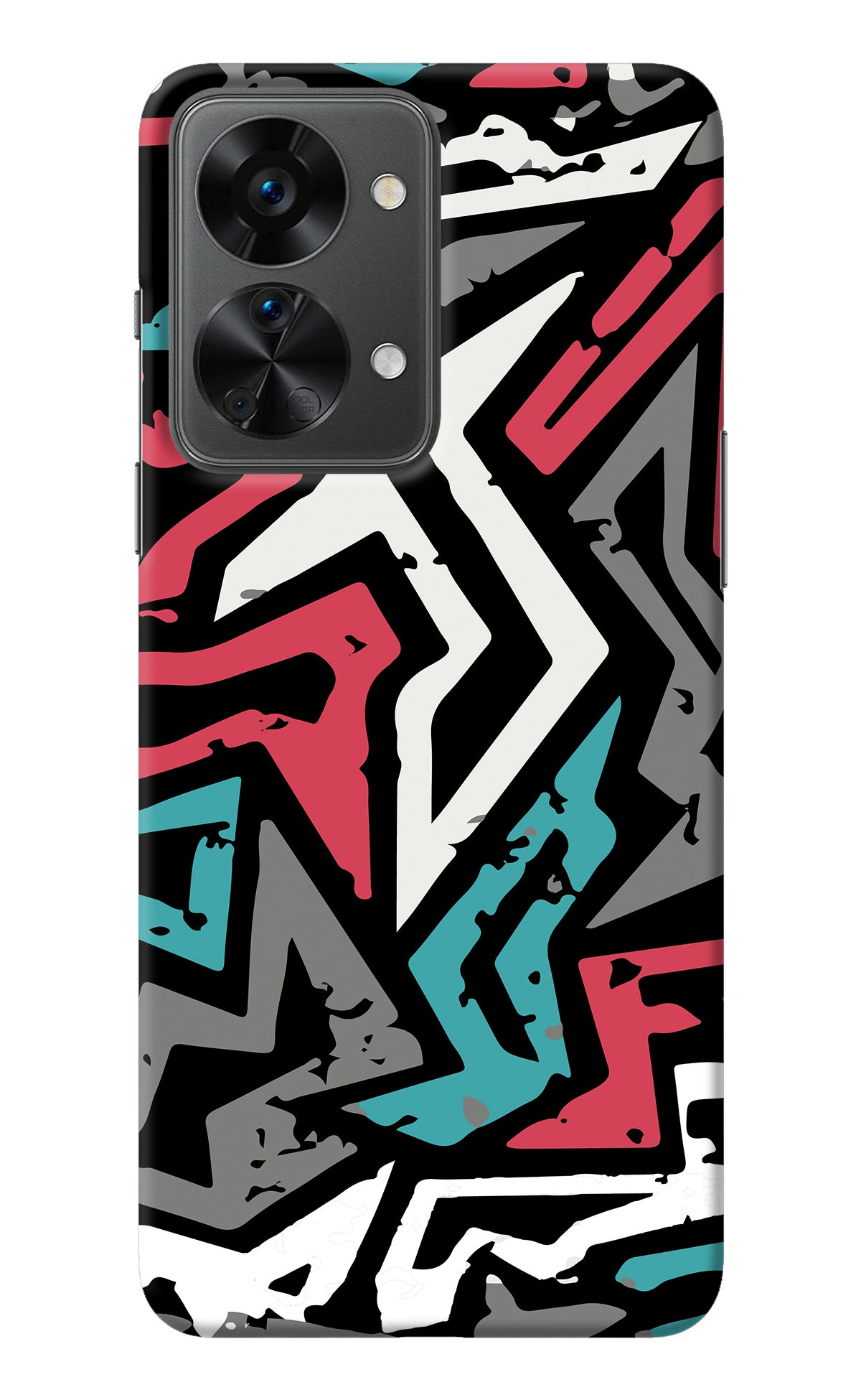 Geometric Graffiti OnePlus Nord 2T 5G Back Cover