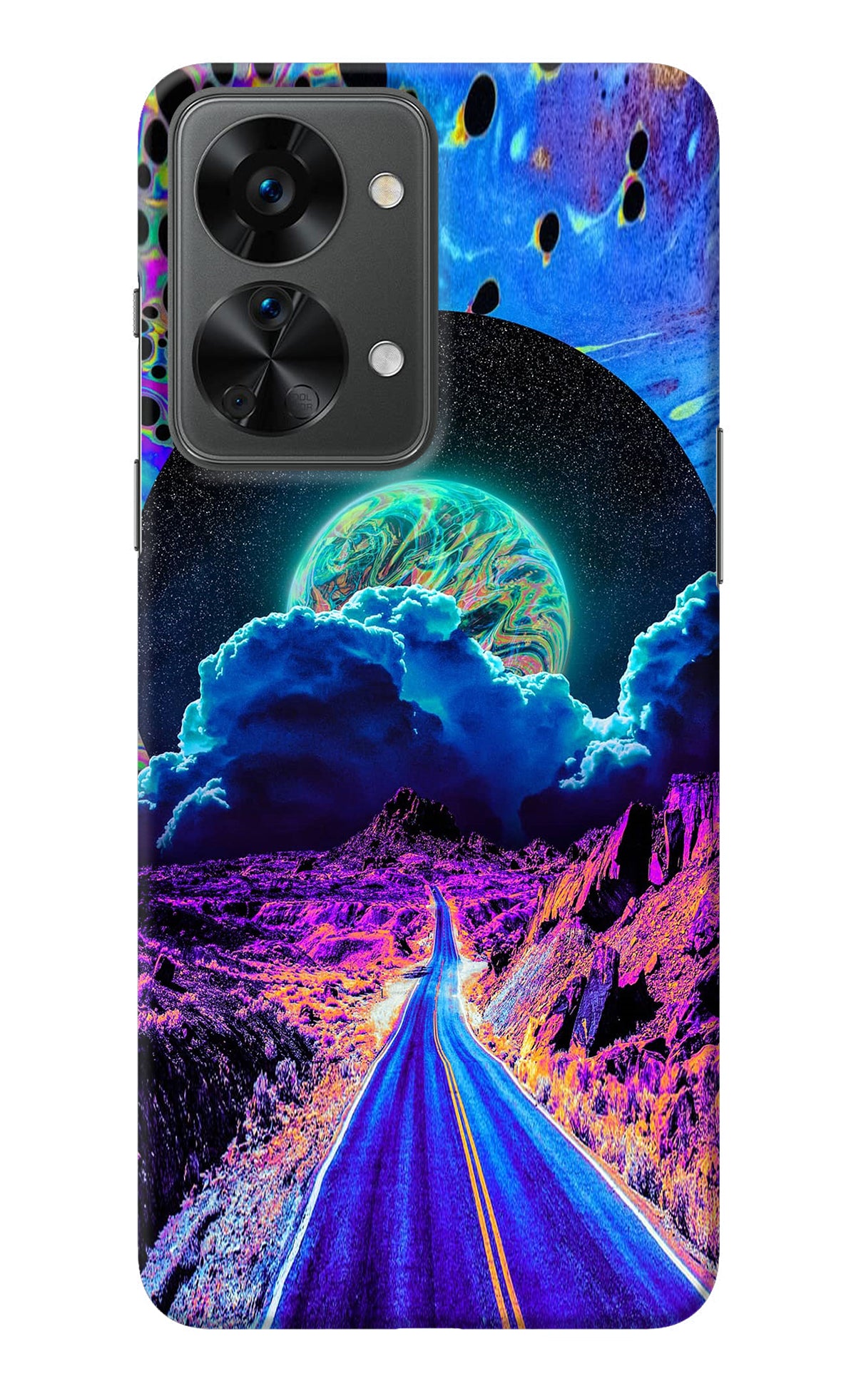 Psychedelic Painting OnePlus Nord 2T 5G Back Cover