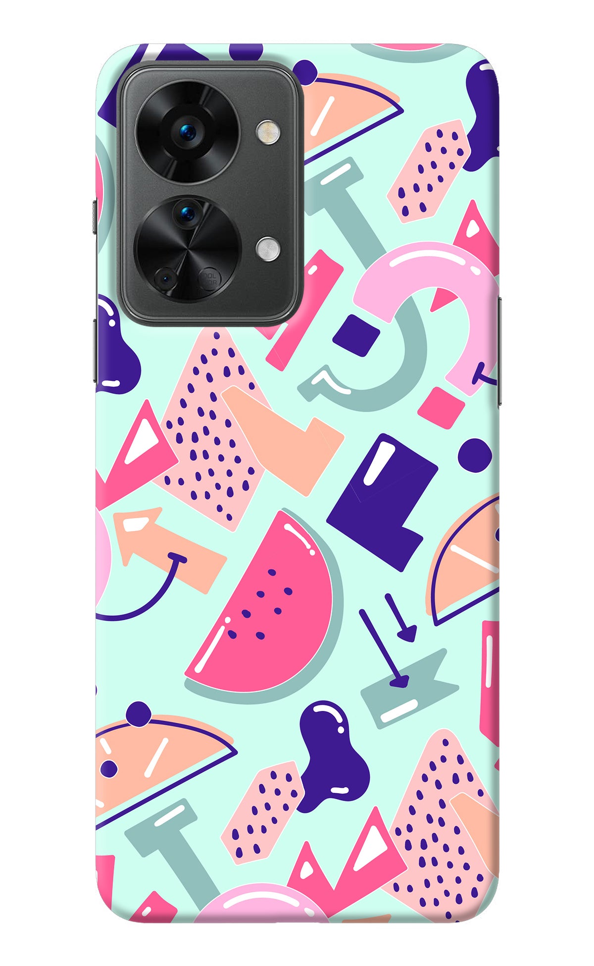 Doodle Pattern OnePlus Nord 2T 5G Back Cover