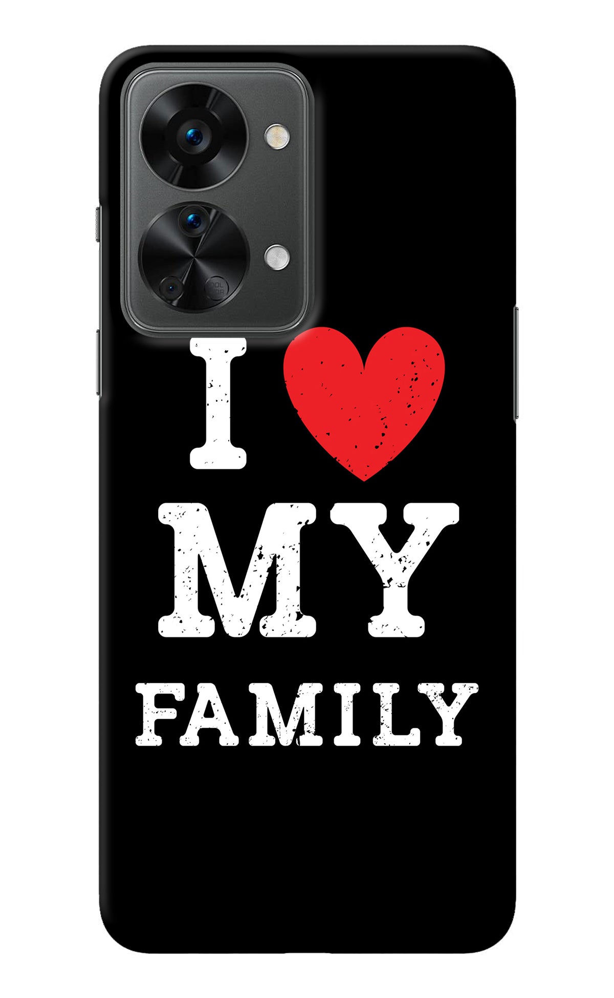 I Love My Family OnePlus Nord 2T 5G Back Cover