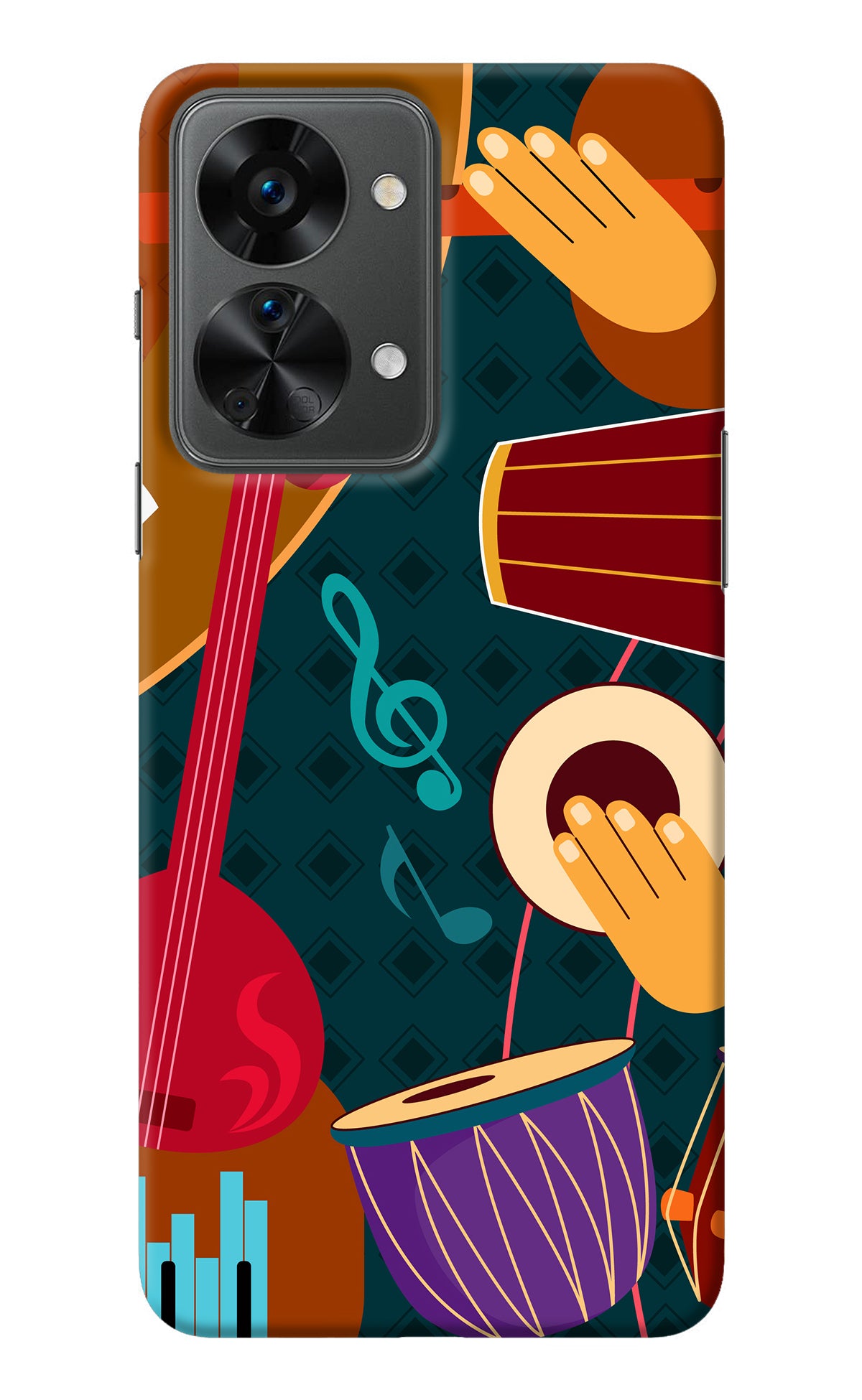 Music Instrument OnePlus Nord 2T 5G Back Cover