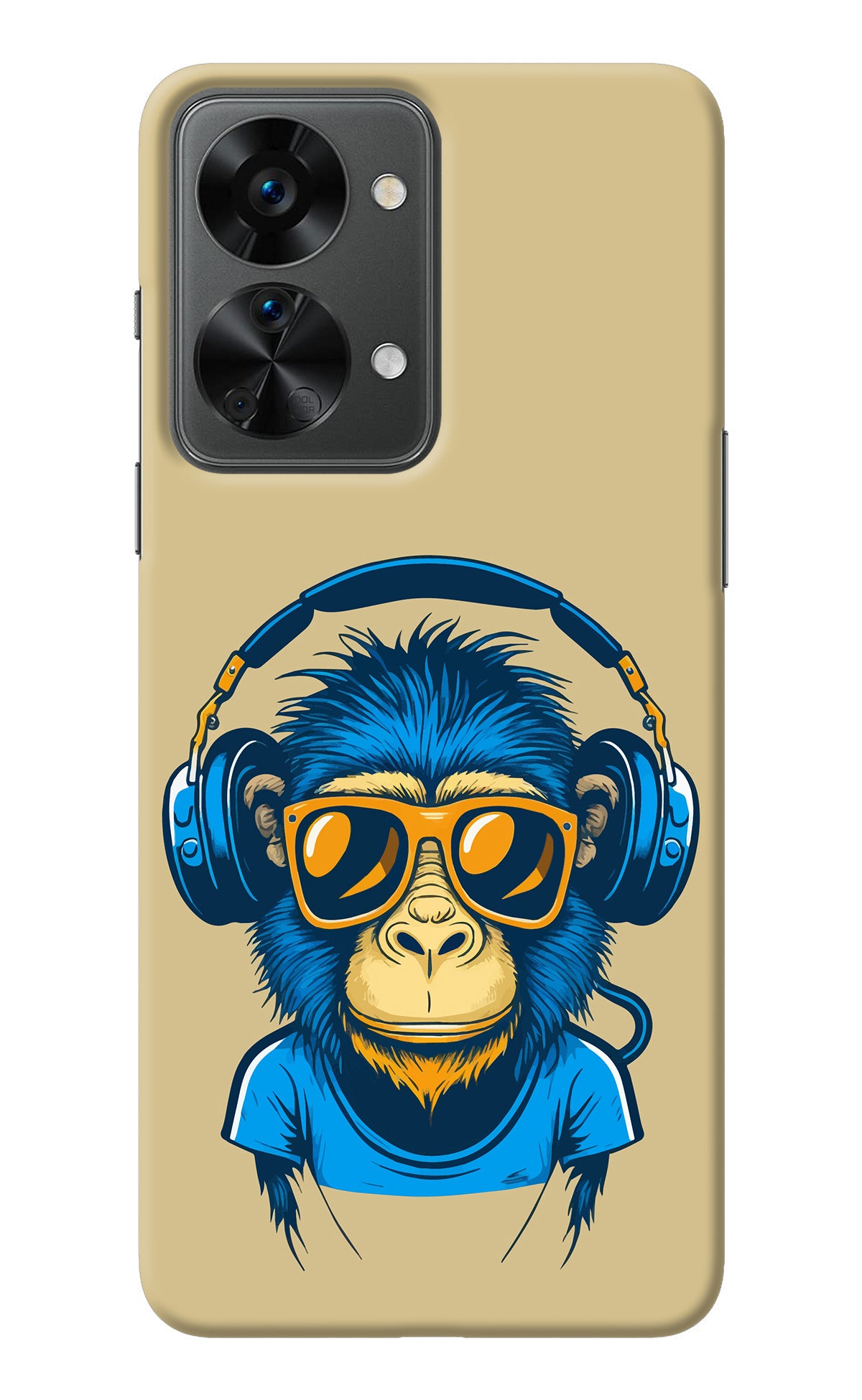 Monkey Headphone OnePlus Nord 2T 5G Back Cover
