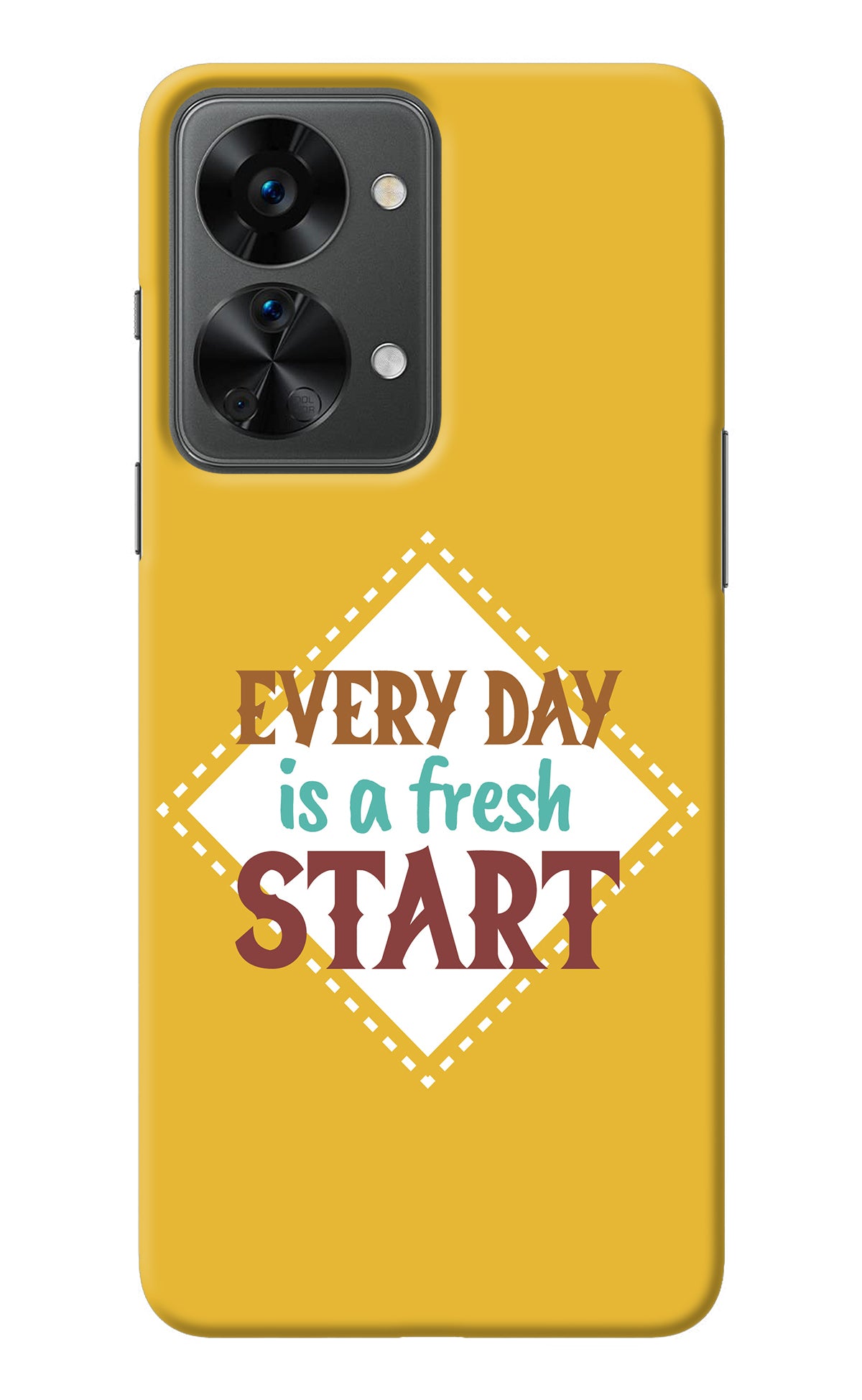 Every day is a Fresh Start OnePlus Nord 2T 5G Back Cover