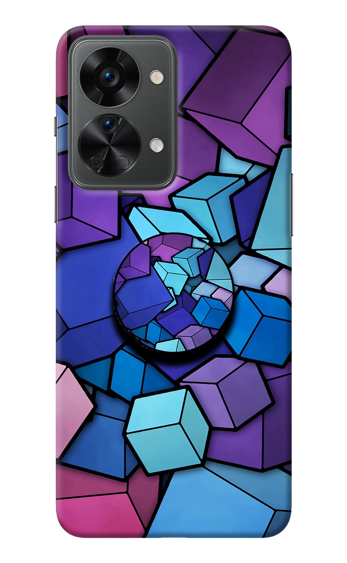 Cubic Abstract OnePlus Nord 2T 5G Pop Case